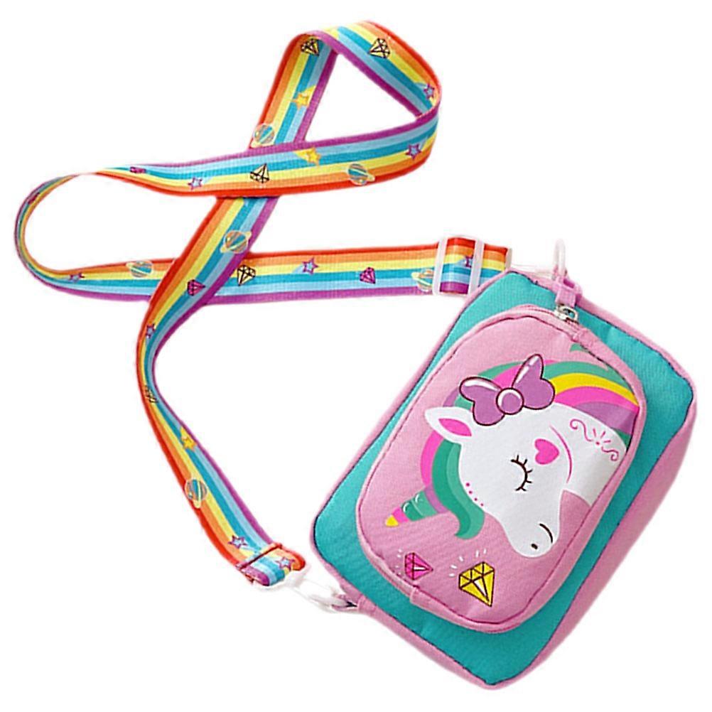 Unicorn Crossbody Bag for Girls 1Pcs Multi-Functional Shoulder Bag Made of Oxford Cloth Suitable for Various Occasions