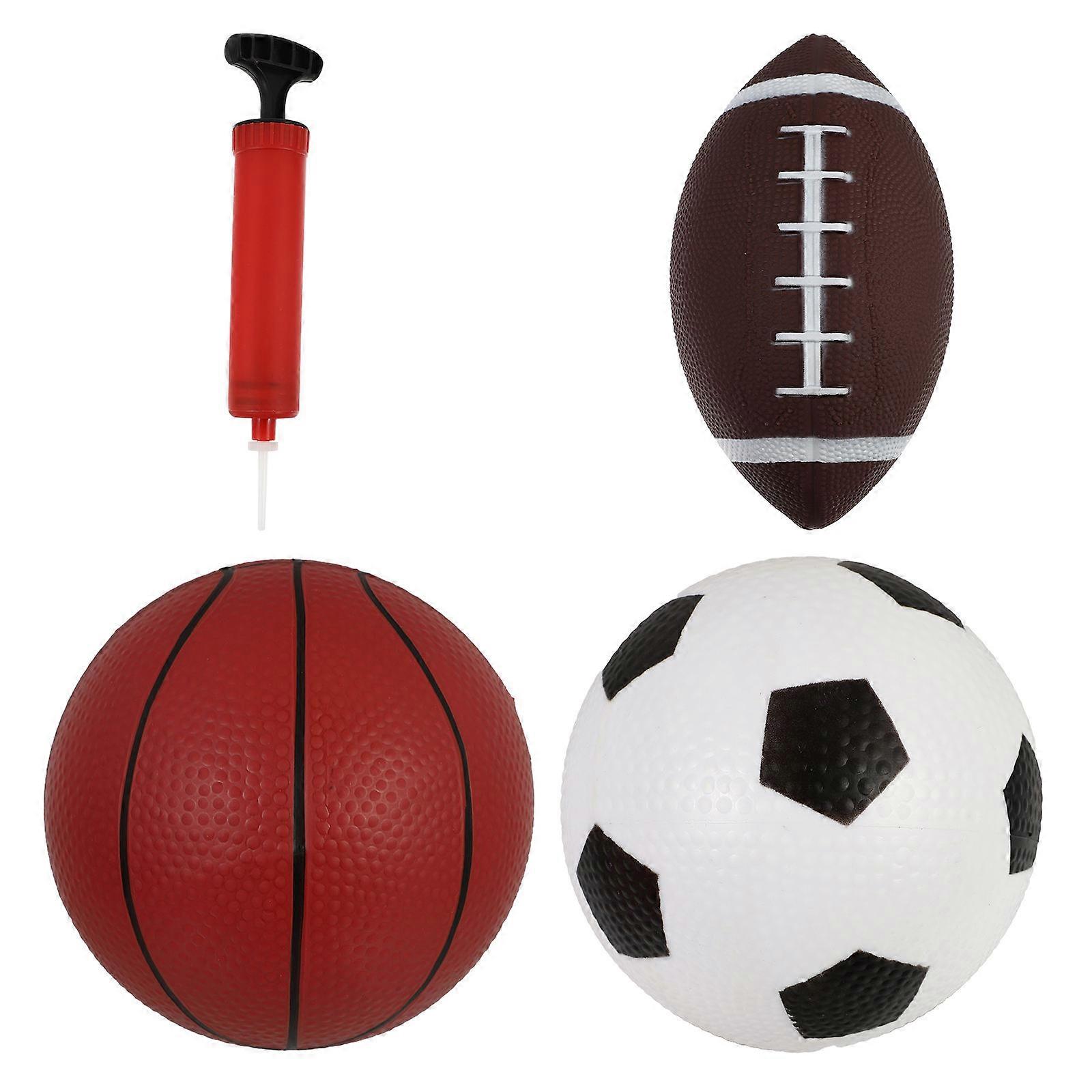 Kid Inflatable Ball Toys Set for Kids Playing 3Sets with Pump Assorted Color