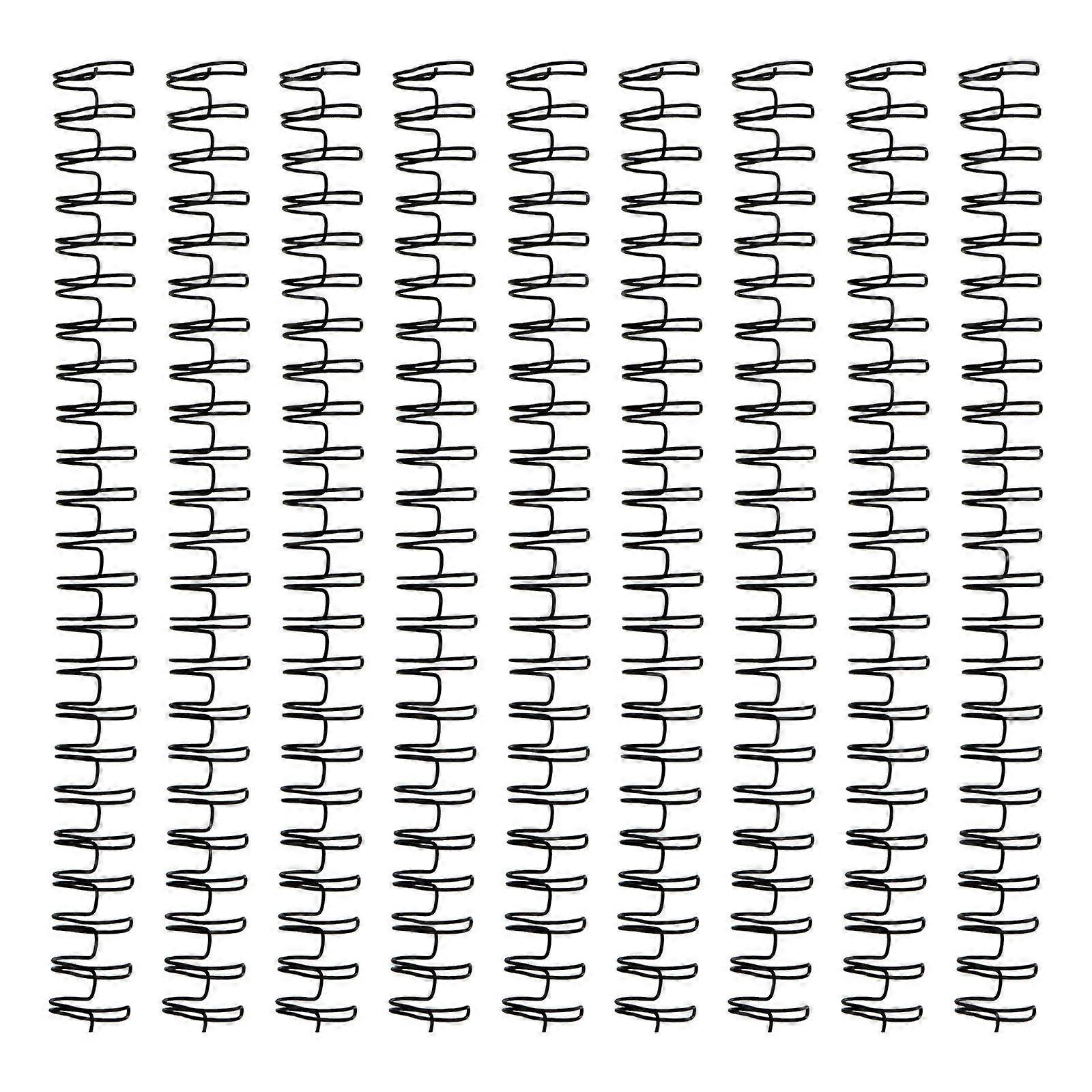 Wire Binding Spines 100 Pcs Metal Double Loop Rings for Teacher and Student Perfect for Office Use Classrooms and Corporate Offices