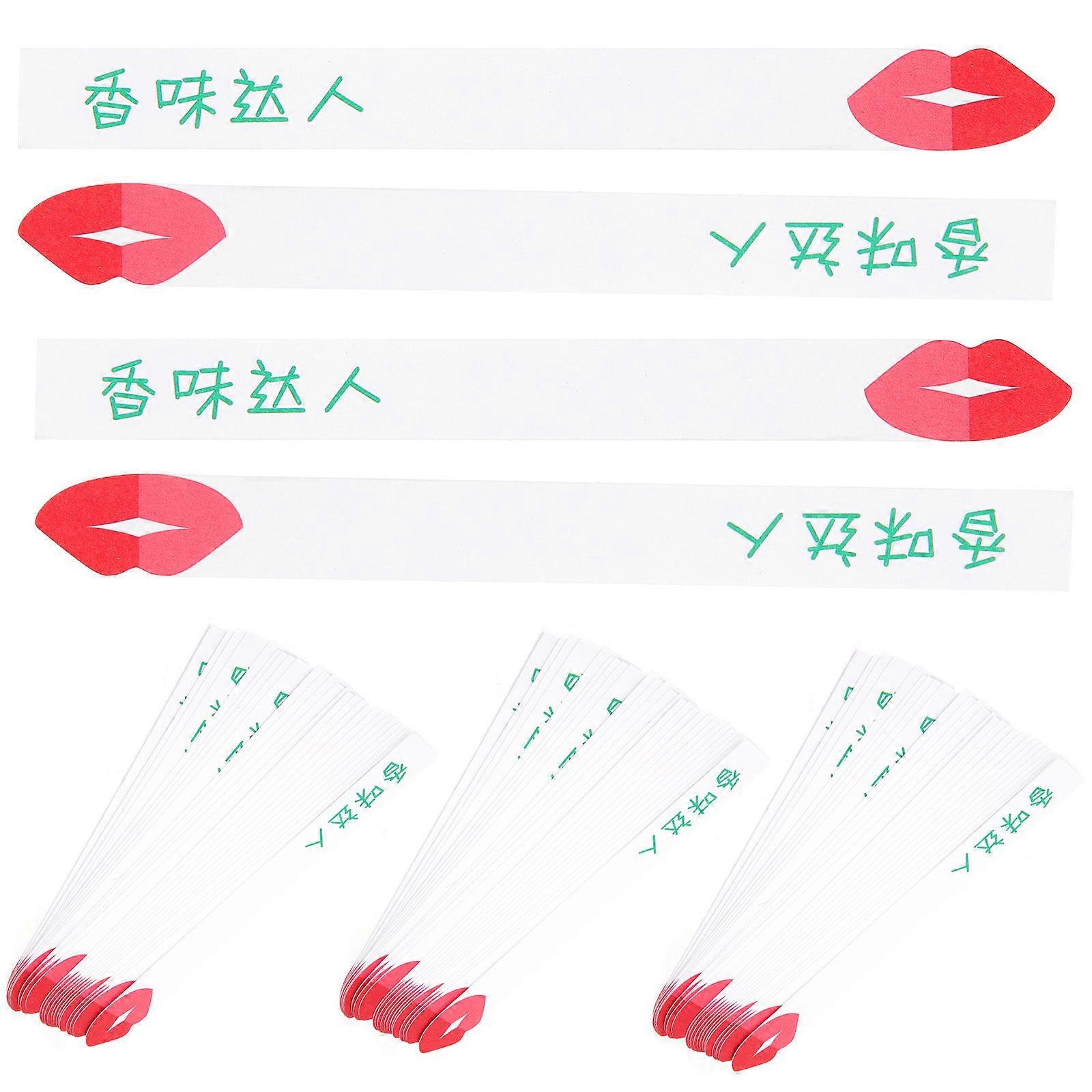 Essential Oil Testing Paper Strips 200 Pcs Fragrance Aromatherapy Multi Rectangular Personal Use