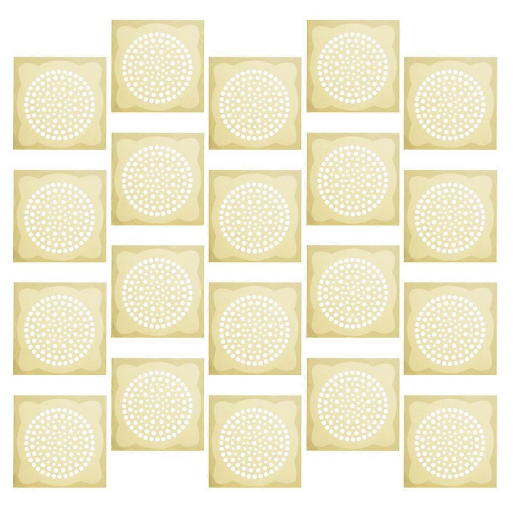 Anti-Blocking Drain Sticker Disposable Drain Hole Filtering Sticker 40Pcs