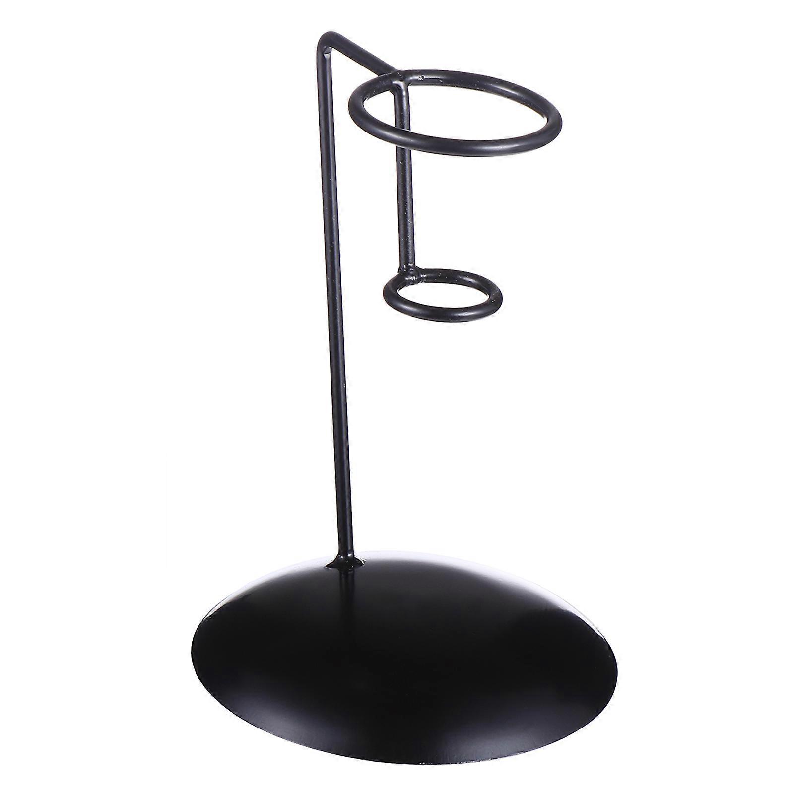 Ice Cream Holder Black Ice-Cream Cone Display Stand for 2Pcs