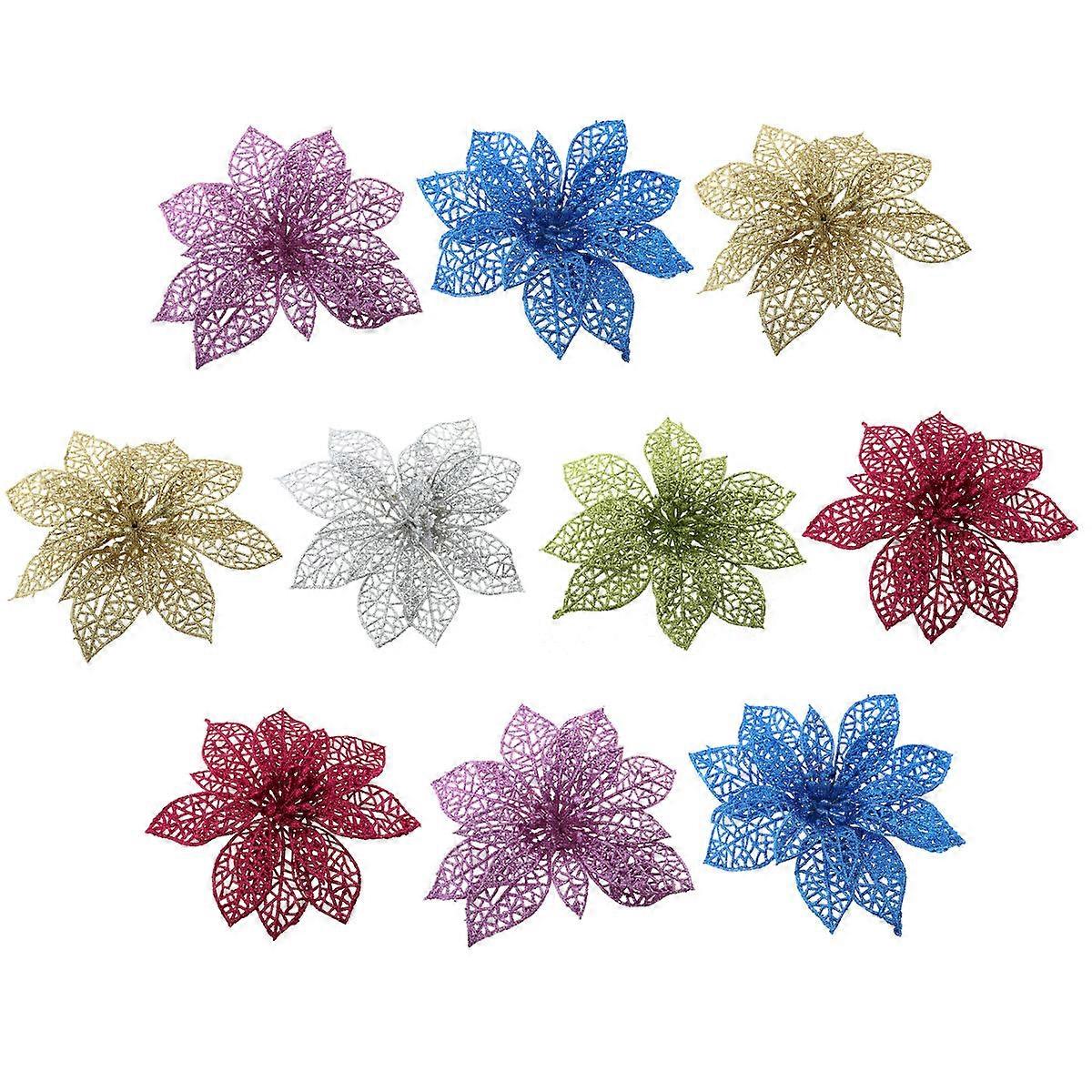 Artificial Flower Craft for Christmas Tree Decoration 20Pcs Pack