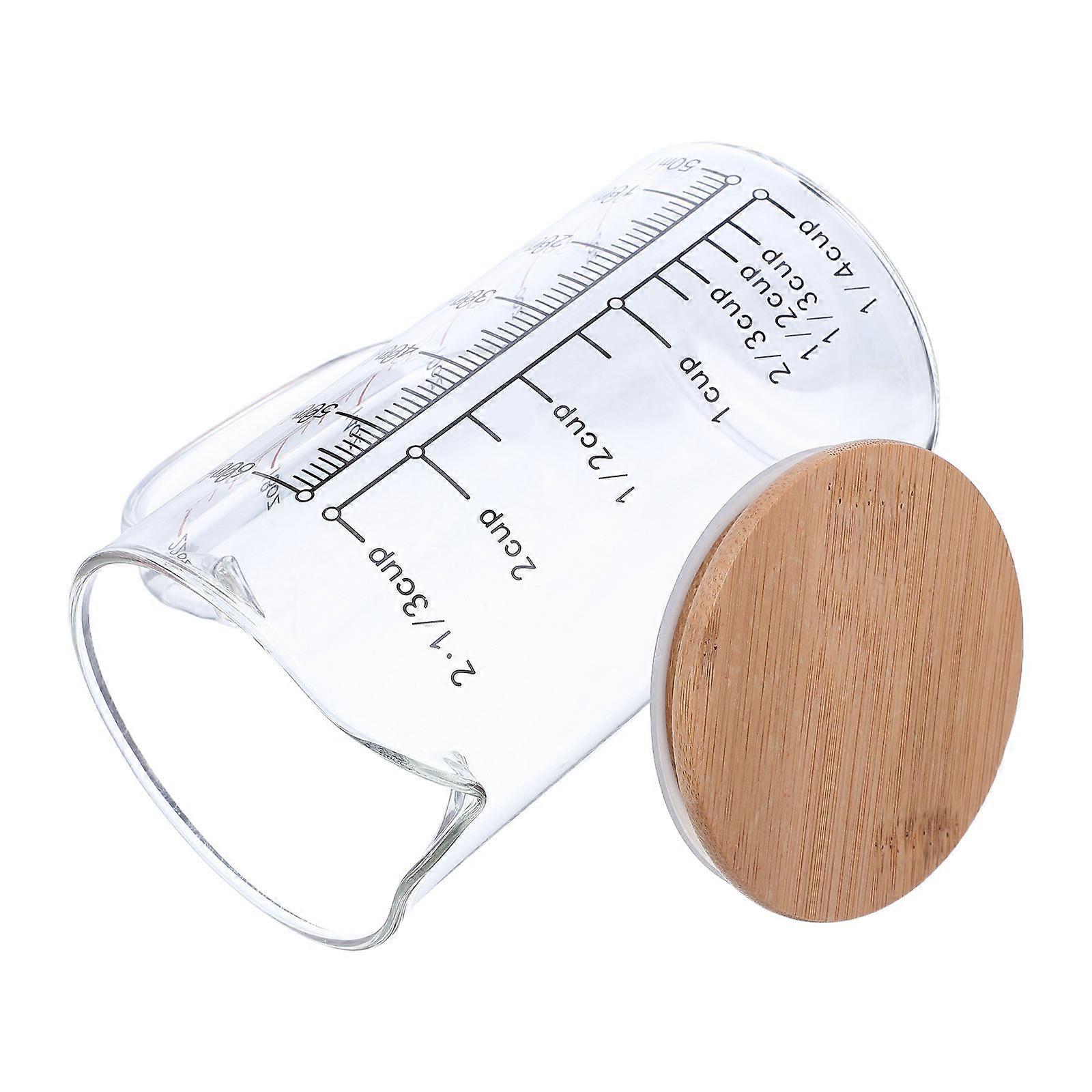 Glass Measuring Cup Kitchen Measuring Tool for Baking Use 3Pcs with Handle