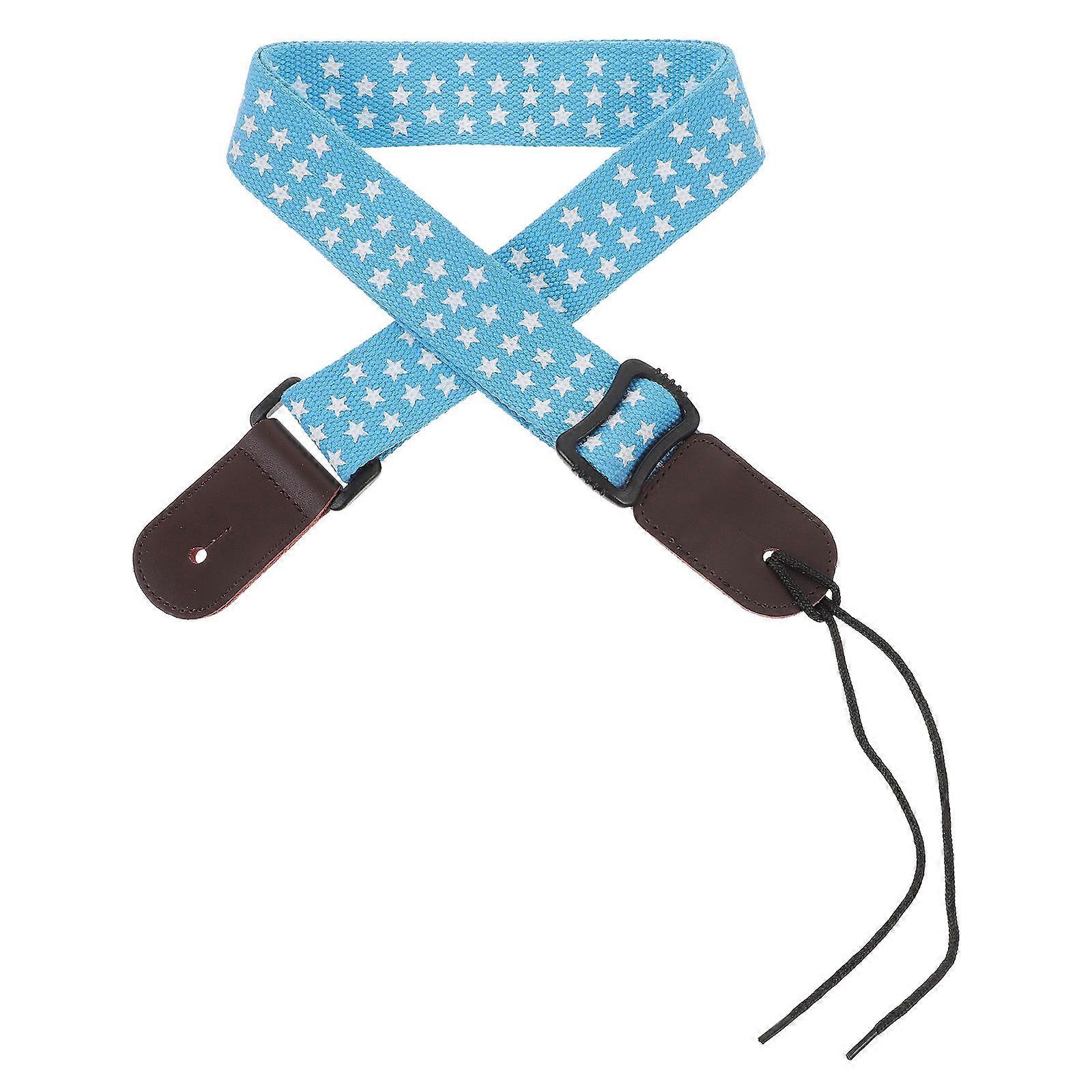 Cotton Ukulele Strap Adjustable Head for Ukulele Red