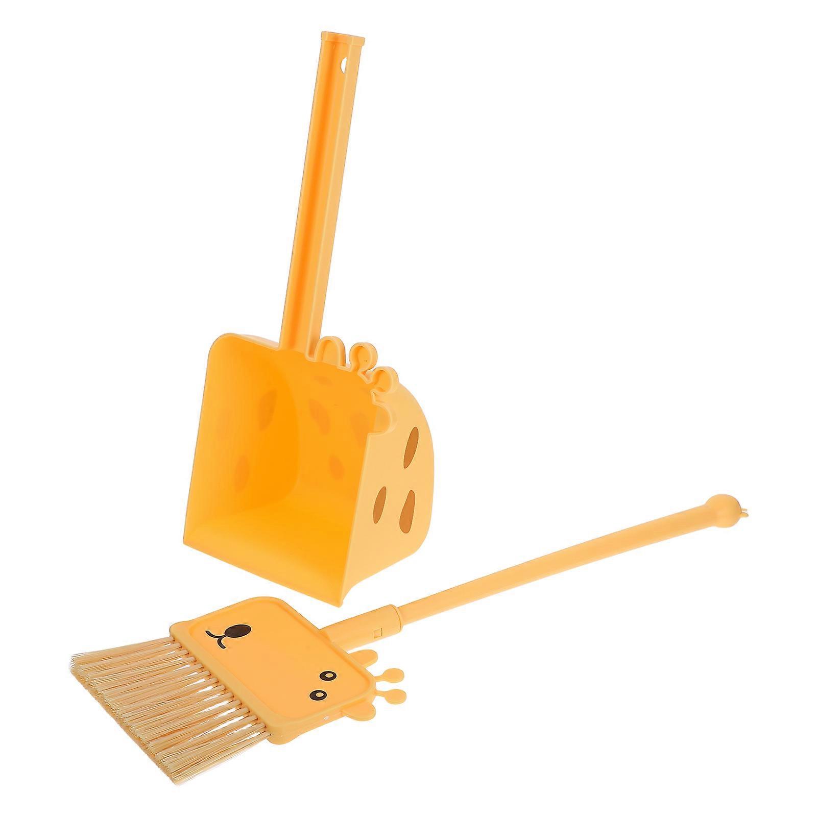 Toddler Cleaning Mini Broom and Dustpan Set for Fun Educational Use 2Sets