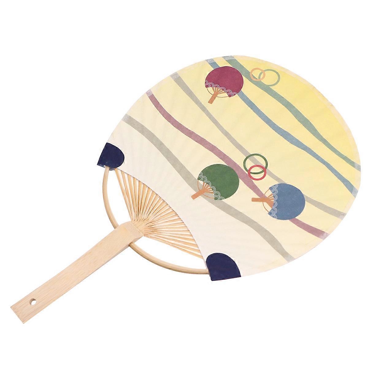 Chinese Style Fan Retro Elegant Handheld Fan for 3Pcs