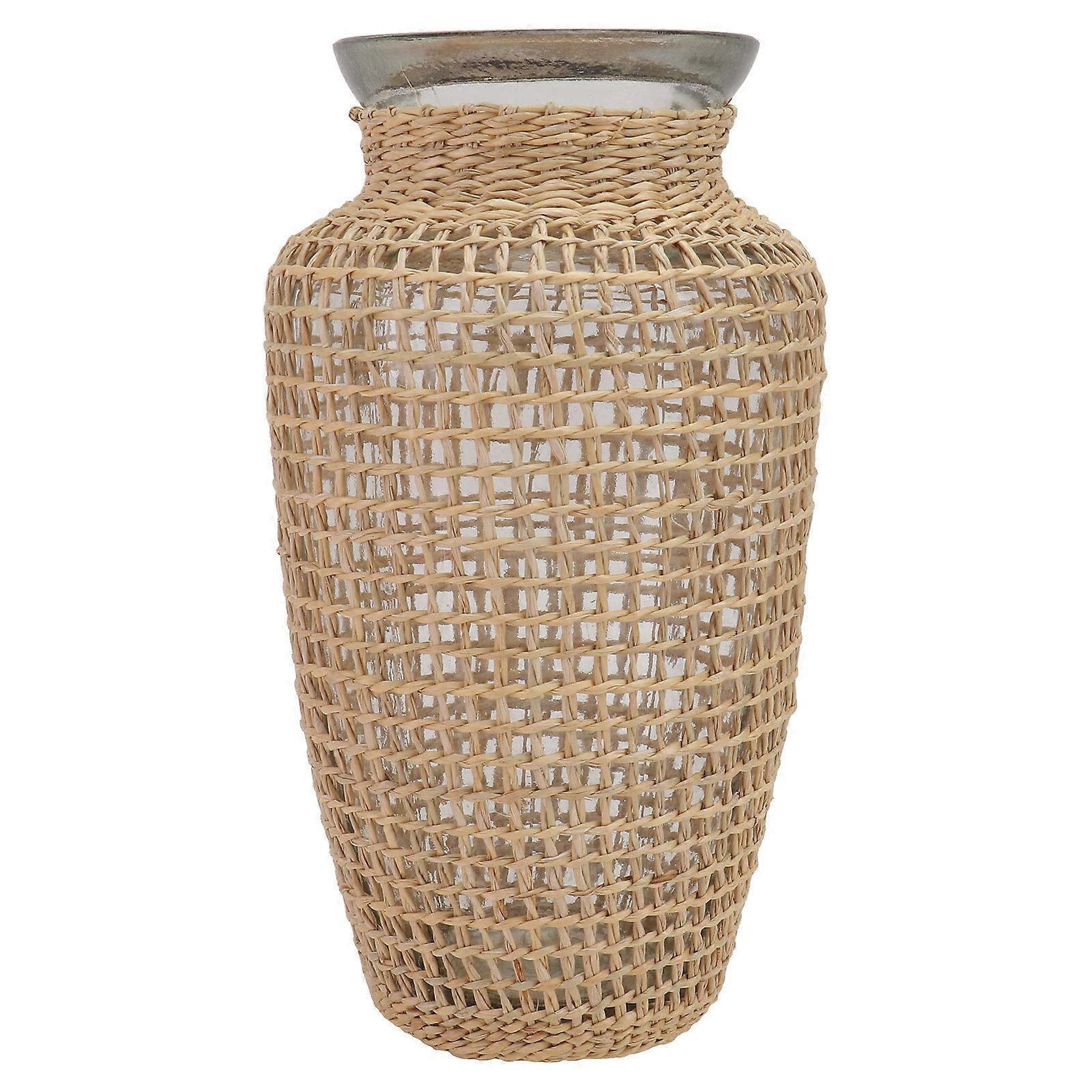 Decorative Khaki Hydroponics Plants Vase for Home 2Pcs Set