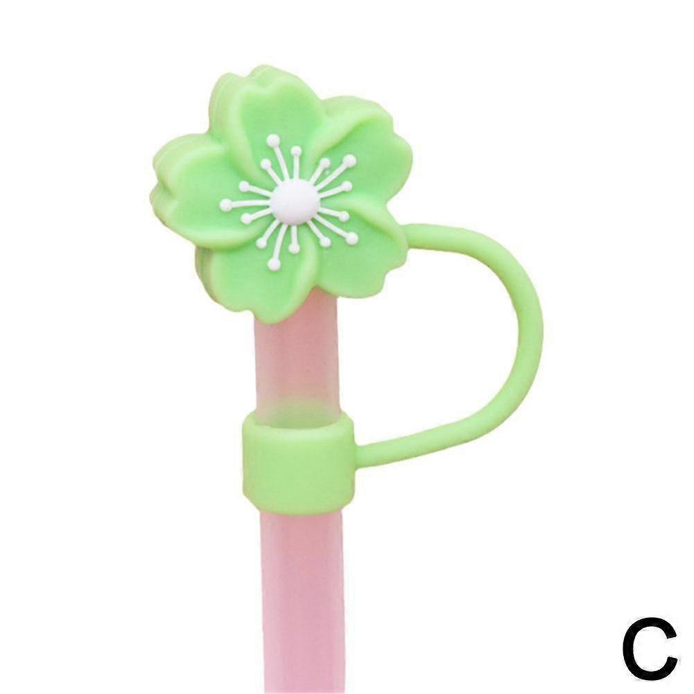 Flower Silicone Straw Cover for Stanley Cups Straw Top Dustproof Reusable Straw