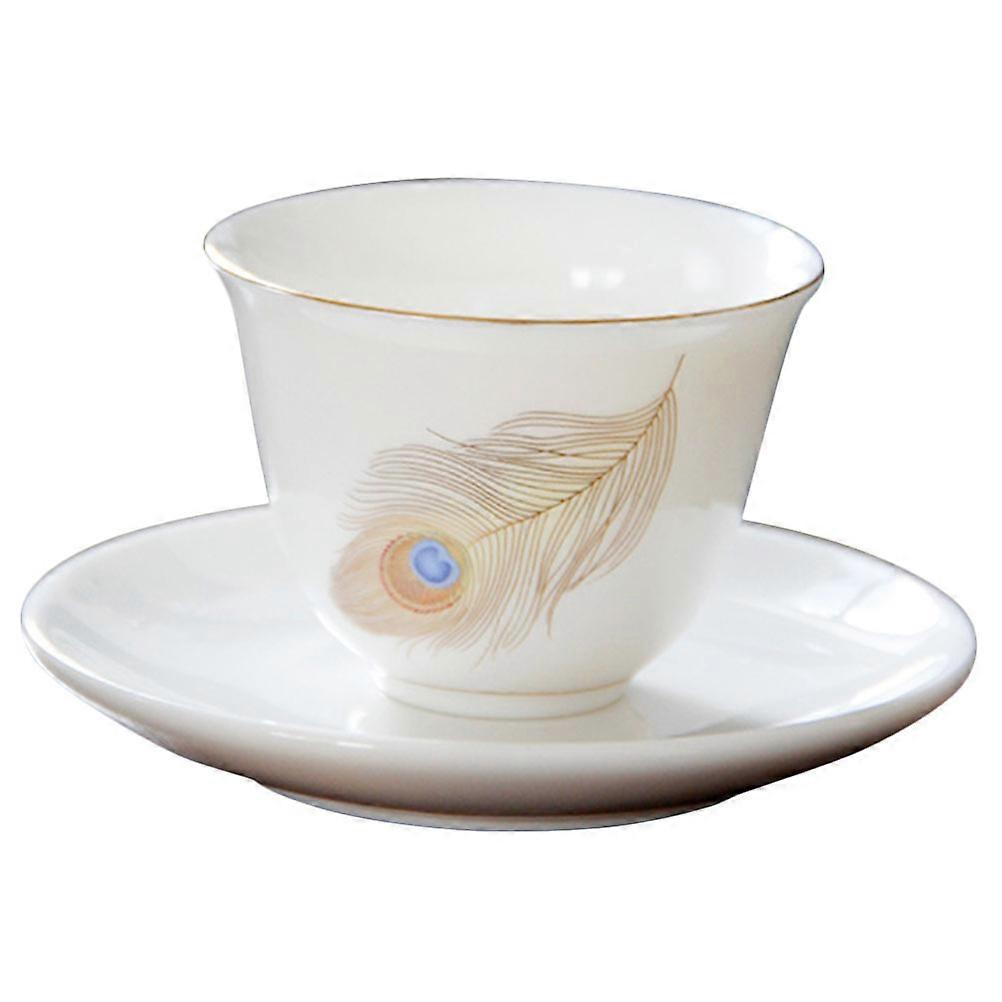 Vintage Tea Cup Ceramic Tea Cup for Coffee 3Sets with Saucer Material