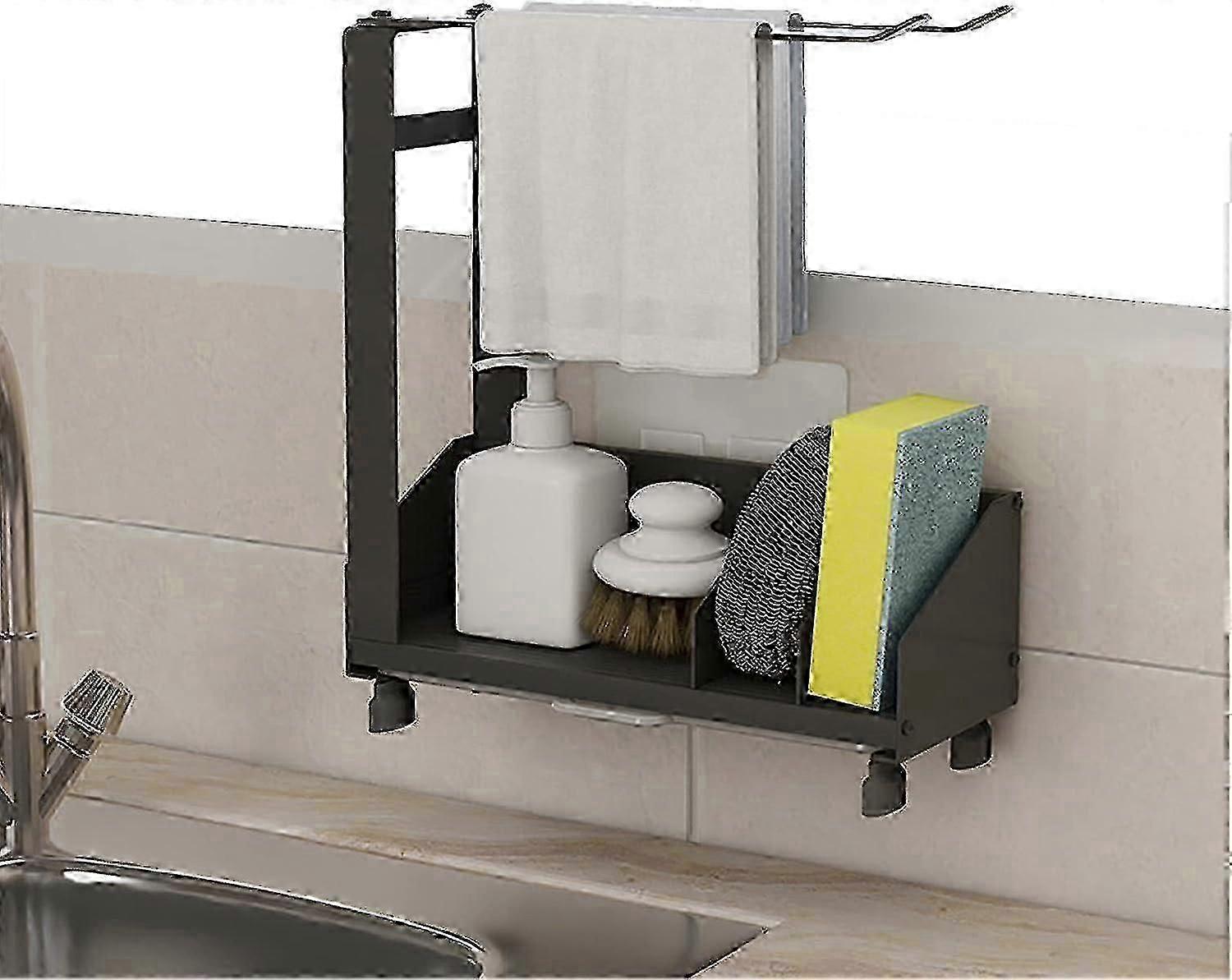 Rotating rag rack-with movable towel rack &My