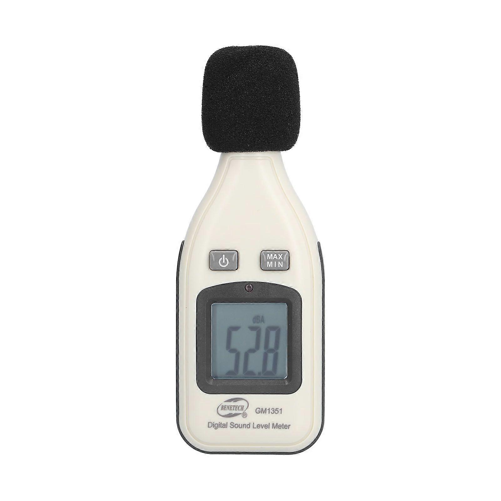 GM1351 Noise Meter Decibel Meter Sound Level Tester with LCD Display for Indoor Outdoor