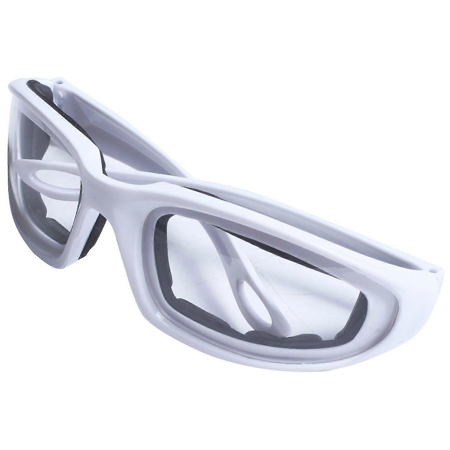 Tears Free Chopping Goggles Glasses Eye Protector Kitchen Gadget Tool White