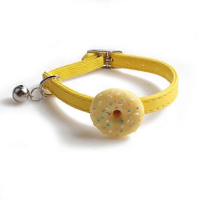 Cat Collar Adjustable Strap Macaron Design For Kittens