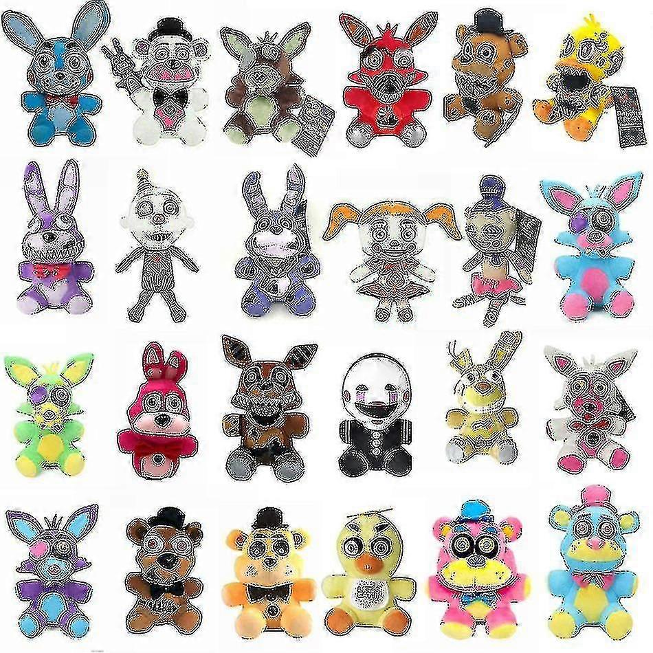 フレディのFnafホラーゲームキッドプルシートイぬいぐるみ人形で5泊