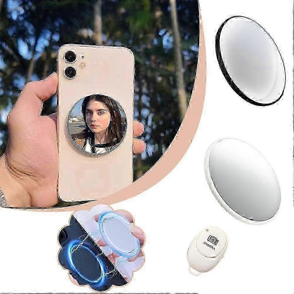 25-26 Magnetic Selfie Mirror for Back Camera Slim Cell Phone Convex Mirror for Magsafe