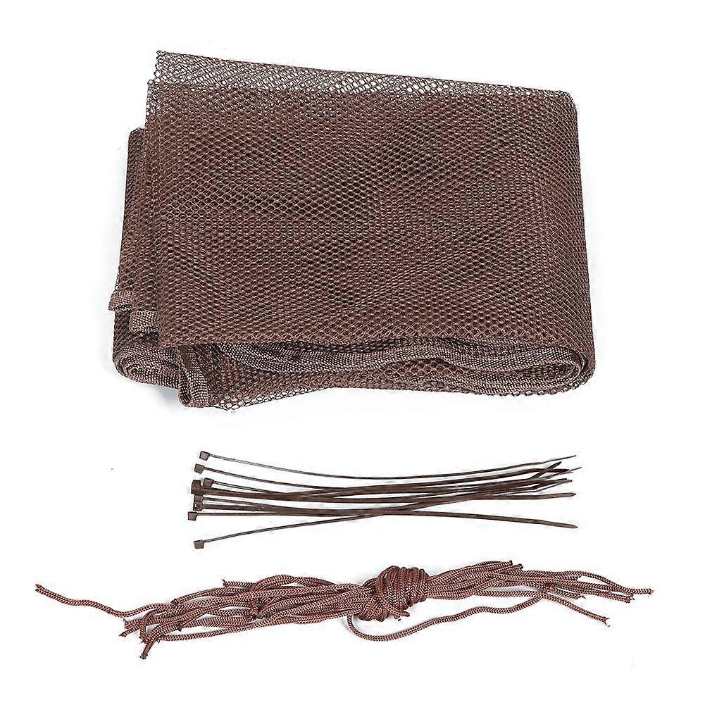 Kids Stairs Safety Net Netting Protection Rail Balcony-Coffee Color