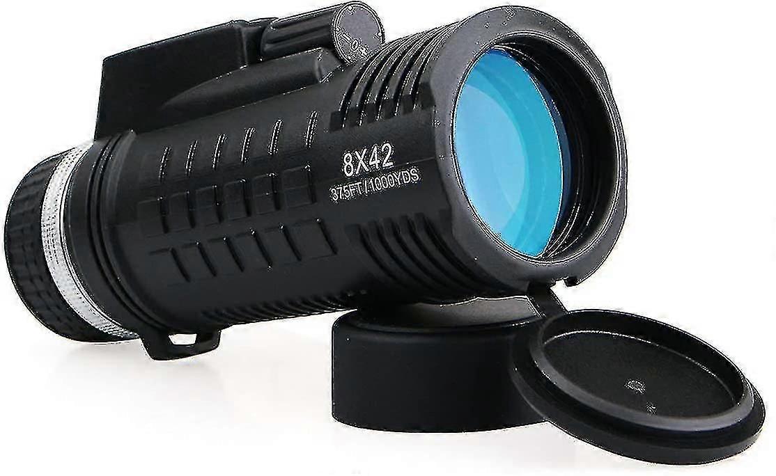 8x42 Monocular Telescope Waterproof Compact Monocular Built-in Compass