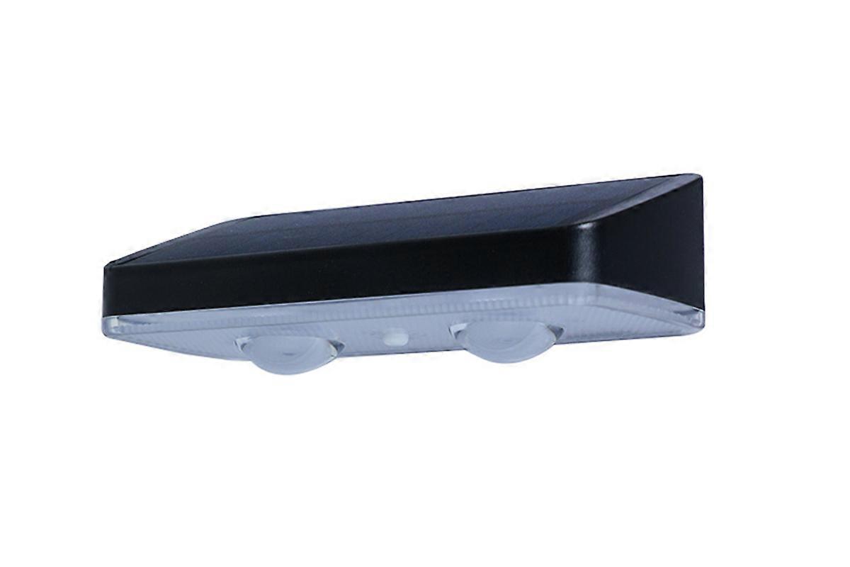 Solar Powered LED Fence Wall Light Step Path Decking Garden Lamp