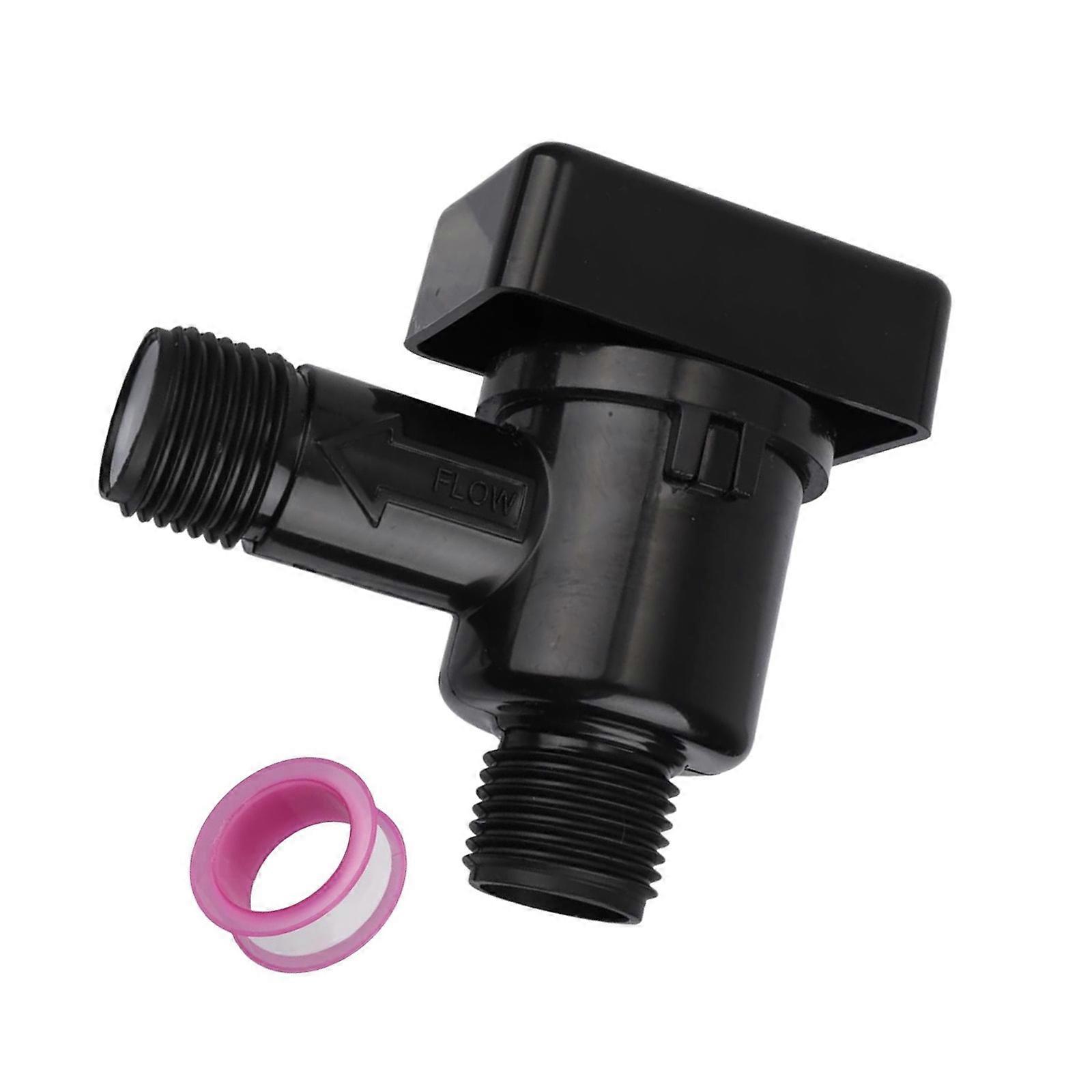 Upgades Black Tank Flushing Check Valves with PTFE Tape Stops Water Siphon & Pipe Blockage Issues Pipe System Accessory Multicolor