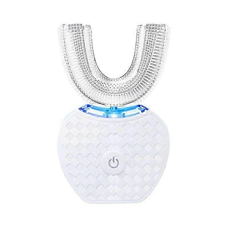Electric Toothbrush,automatic Toothbrush,u-shape Sonic Toothbrush Teeth Whitening Kit With Replacement Brush Head