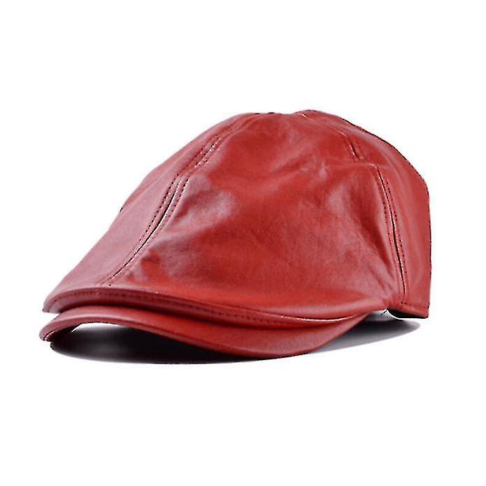 帽子、ビンテージ、レザー、PU、ベレー帽、冬、アウトドア、ウォームキャップ、Color3