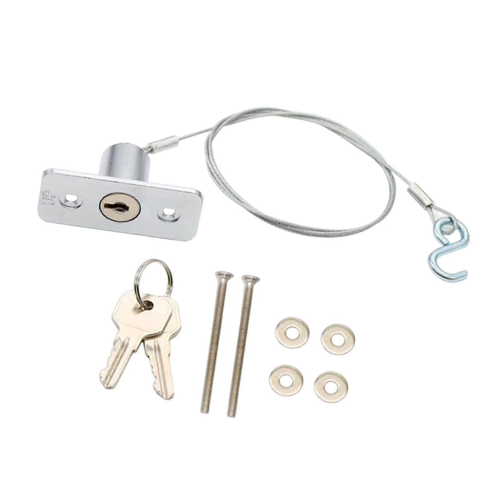 Emergency Release Lock Kit Cable 2.95ft Long Rustproof Disconnect Key Lock