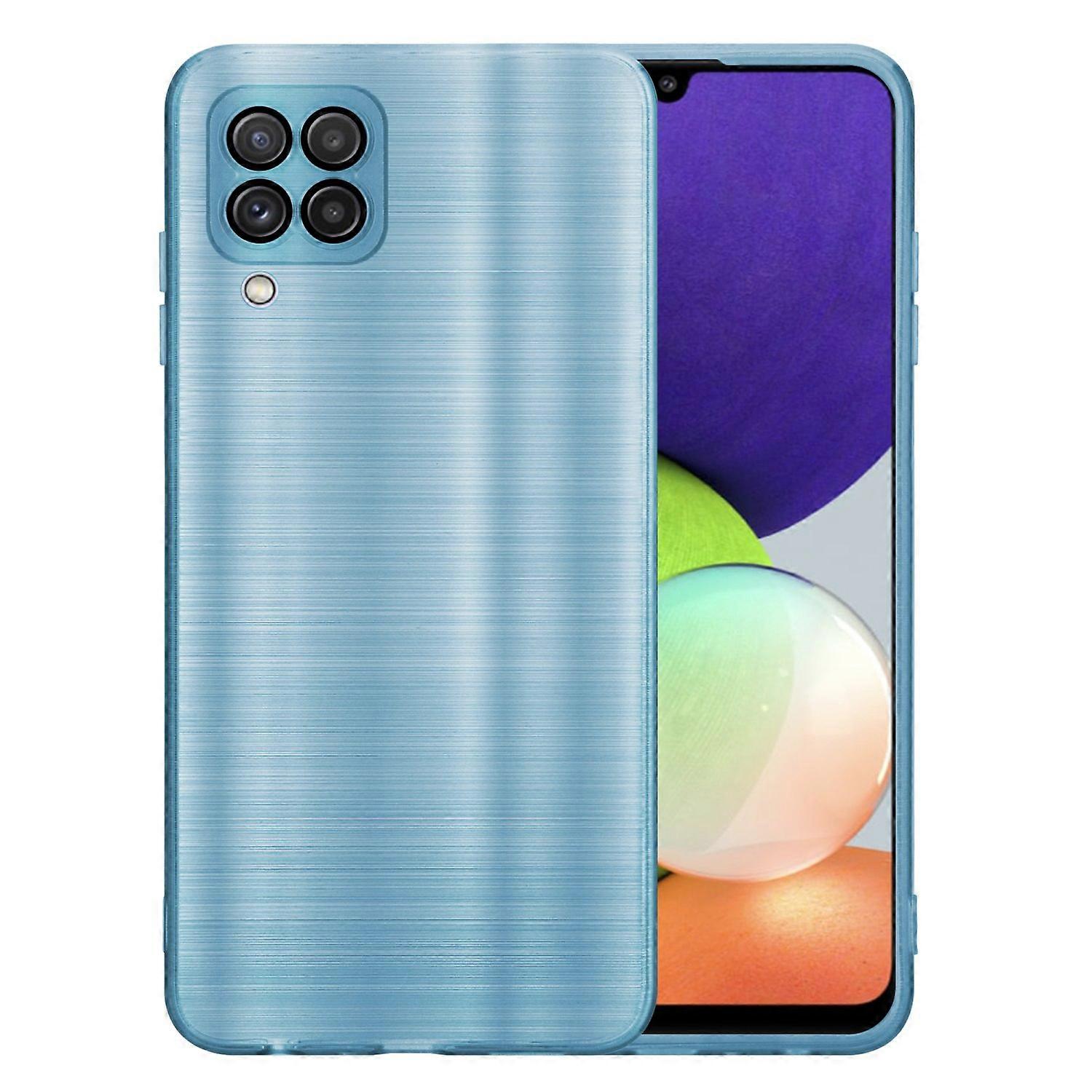 Samsung Galaxy A22 4G Protective Case - Brushed Design with Camera Protector