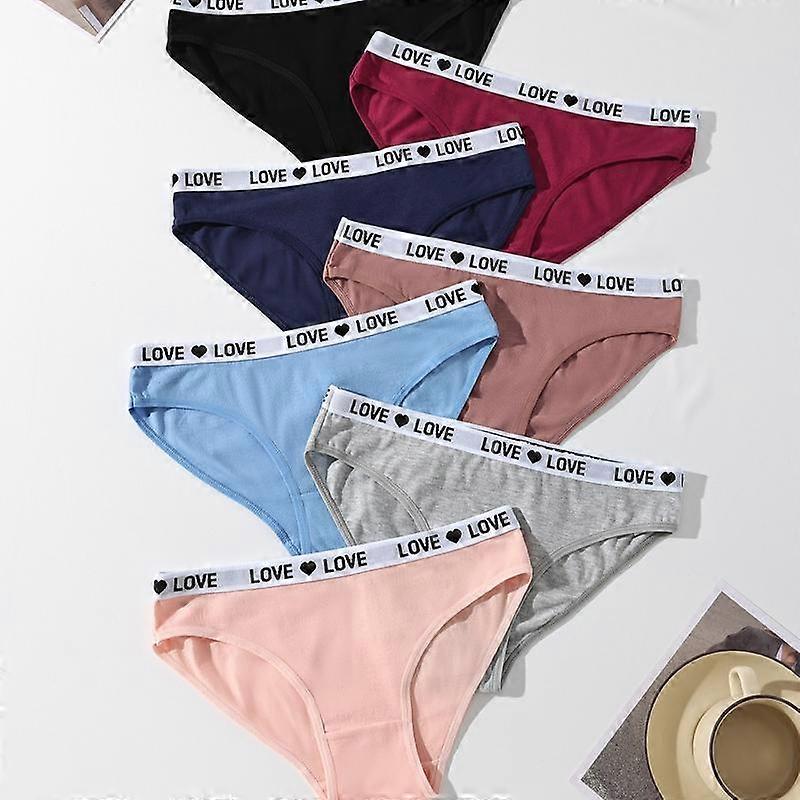 HOTCOM Women's Mid-Waisted Seamless Panty, Soft Breathable Everyday Fit, Minimalist Womenswear, Full Coverage Basics, Multi 7-Pack S-XL