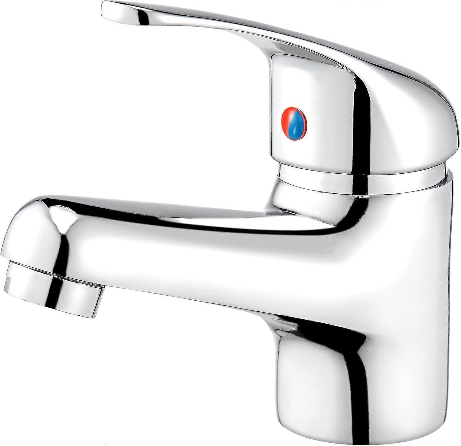 Bathroom Mixer Tap, Washbasin Single Lever Mixer Tap With Low Noise Ceramic Valve Core, Tap For Bath