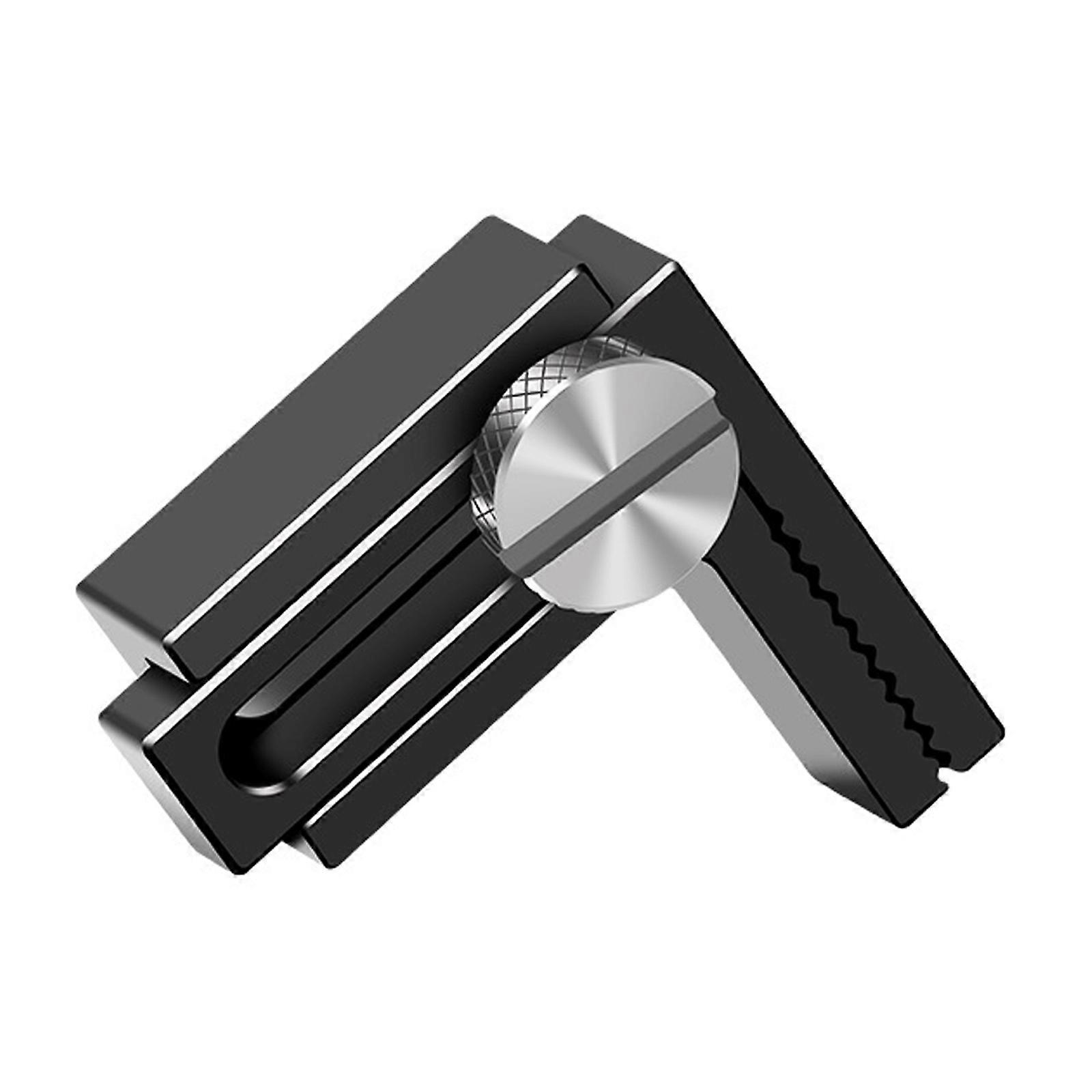 Aluminum Wire Clamp for Photographic Equipment Ensures Stability with Adjustable Width and Anti Shake Tooth Design Multicolor