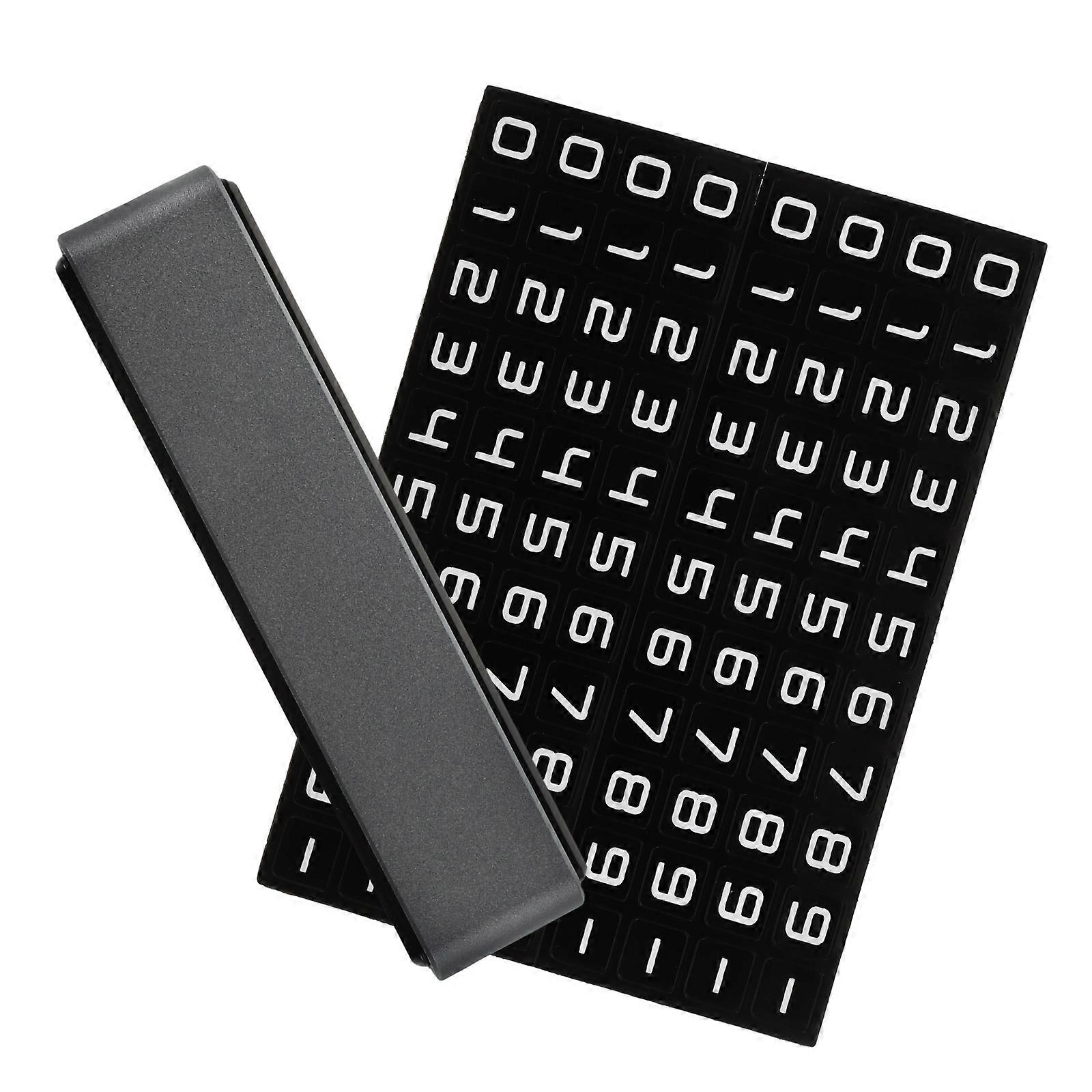 Car Parking Phone Temporary Parking Card with Dual Numbers 1Set