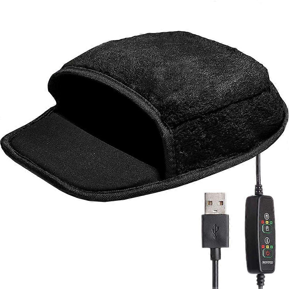 Heated Mouse Pad Winter Hand Warmer Plush Heated Mouse Pad USB Heating Mouse Pad