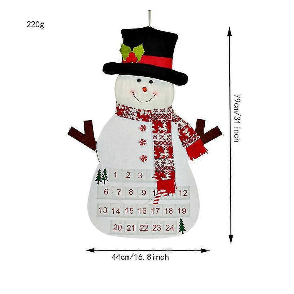 Advent calendar for children with DIY Christmas tree decorations