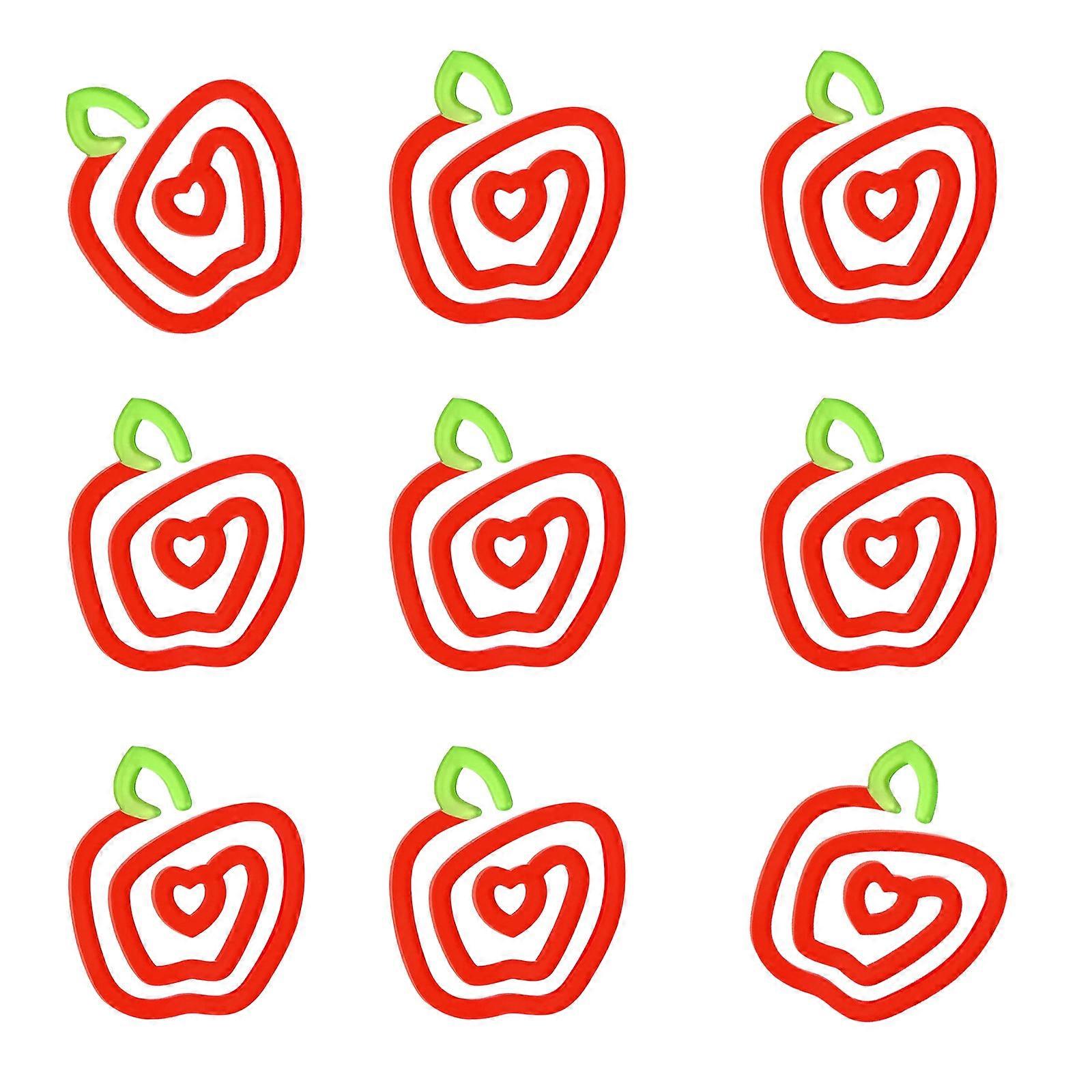 Lightweight Shatter Resistant Acrylic Document Clip Bookmarks With Customizable Thermal Print Patterns Multicolor