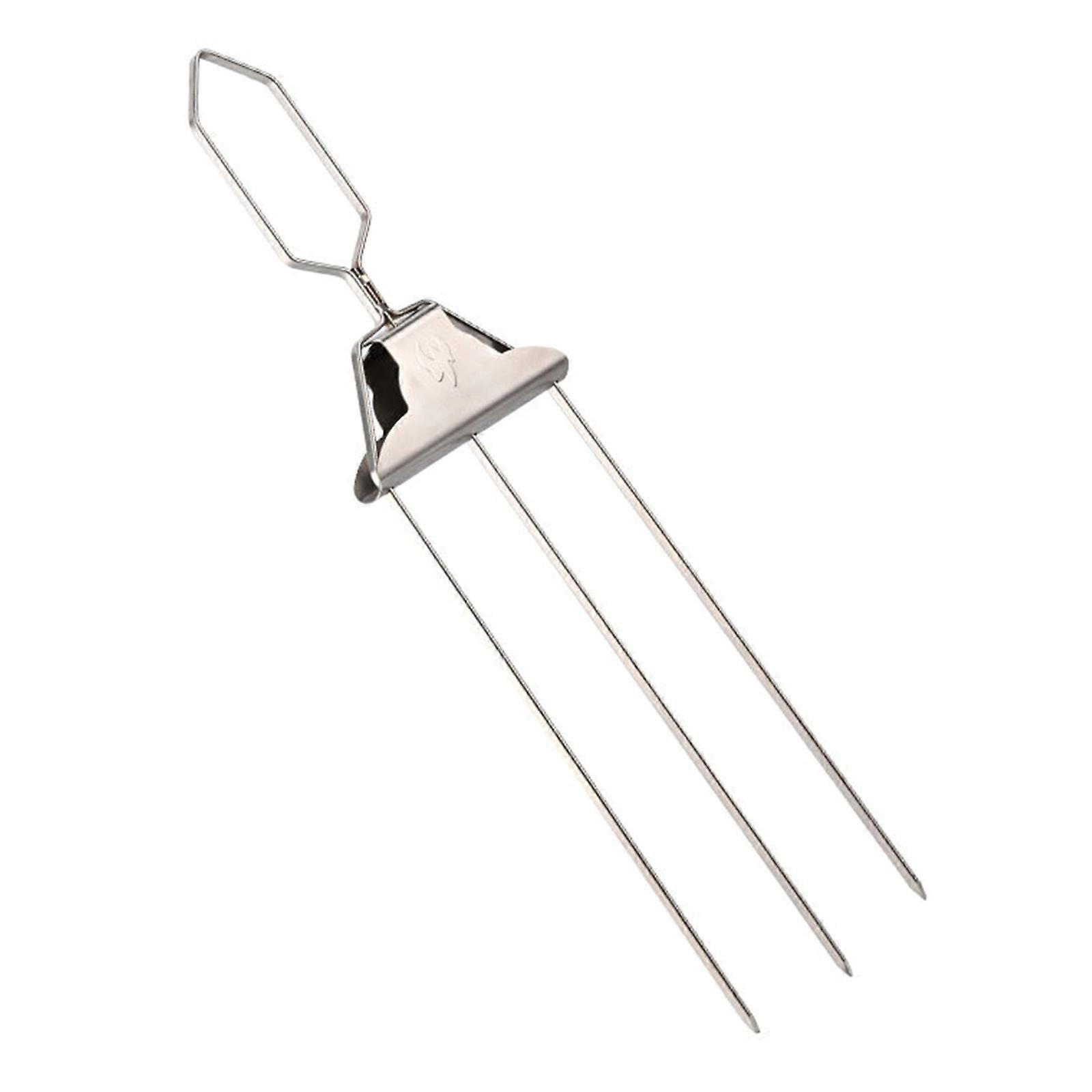 Durable BBQ Skewers Set with Ergonomic Handle Functional Stainless Steel Grilling Skewers For Delicate Kebabs Multicolor