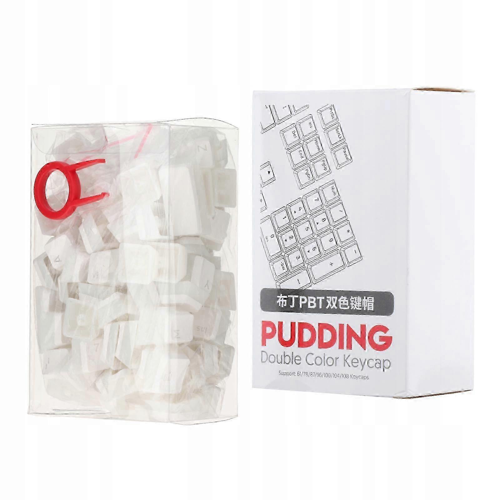 Pbt Pudding Keycaps Backlit 121 Keys Translucent Profile Oem Diy White
