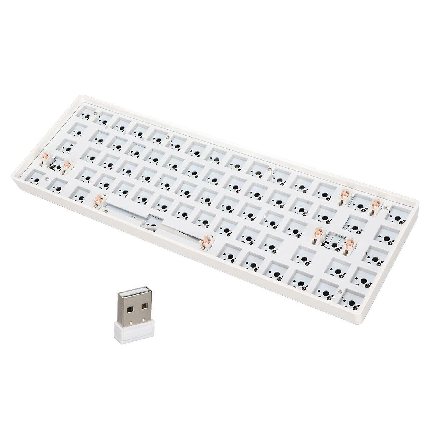 DIY Mechanical Keyboard Kit 68 Keys 2.4G Wireless 65 Percent Layout Switch Hot Swap Custom Gaming Ke