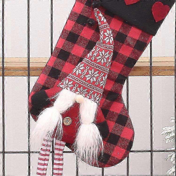 Fuzzy Xmas Socks for Children with Long Leg Design