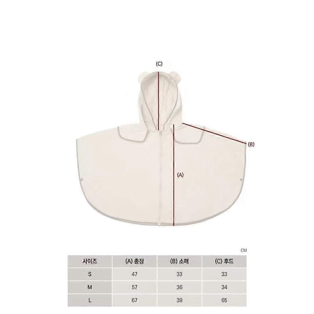 Imperméable pour enfants, poncho imperméable, joli imperméable/poncho pour garçons et filles, peut être porté comme vêtement d'extérieur