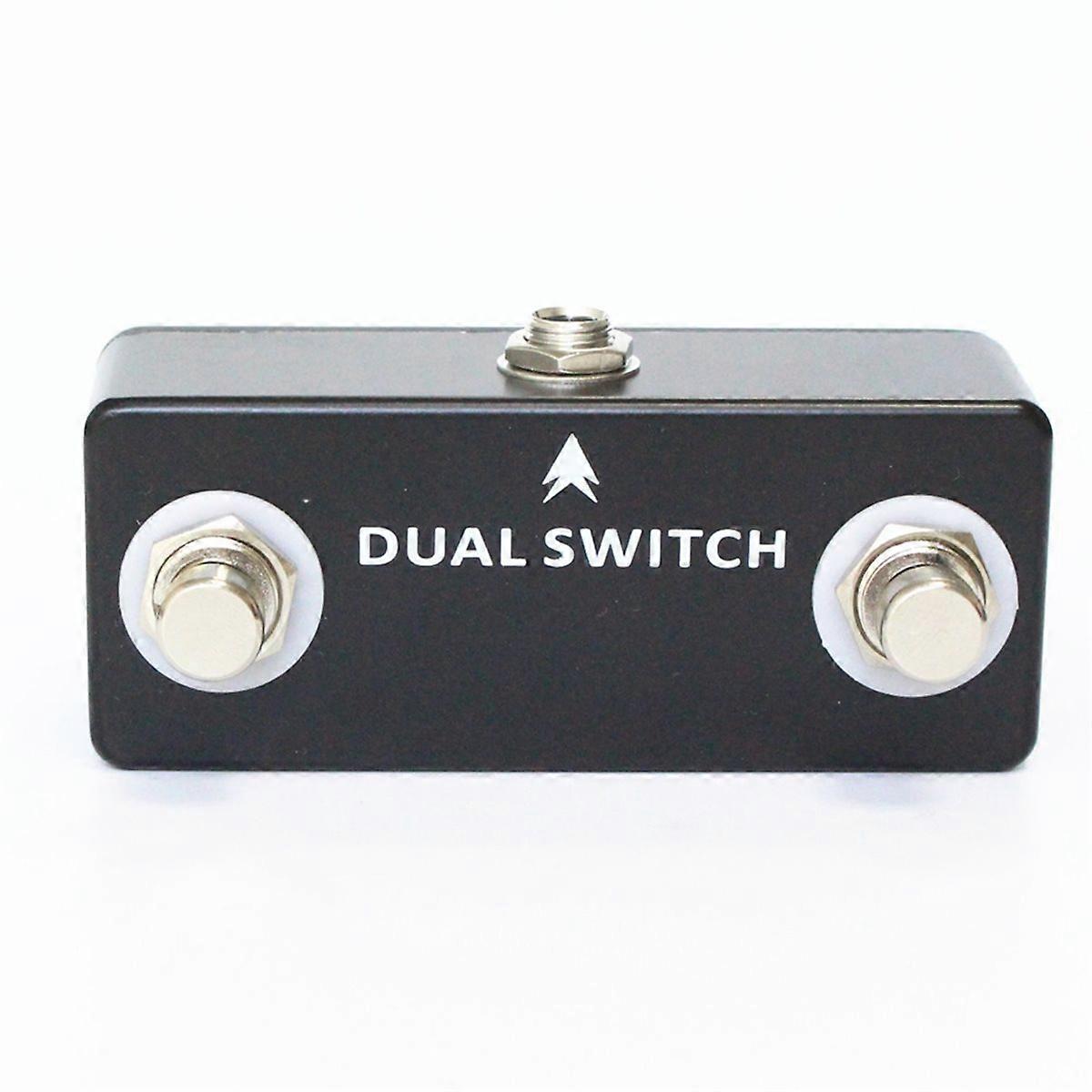  DUAL SWITCH Guitar Pedal,Normally Open Switch Dual Footswitch Foot Switch Effect Pedal
