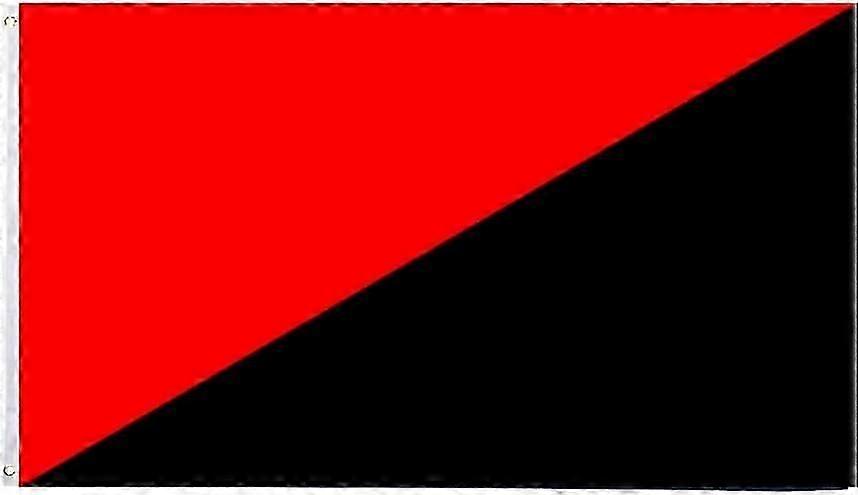 FT Solid Red and Black Anarchy Anarchist Flag Mode A-4016