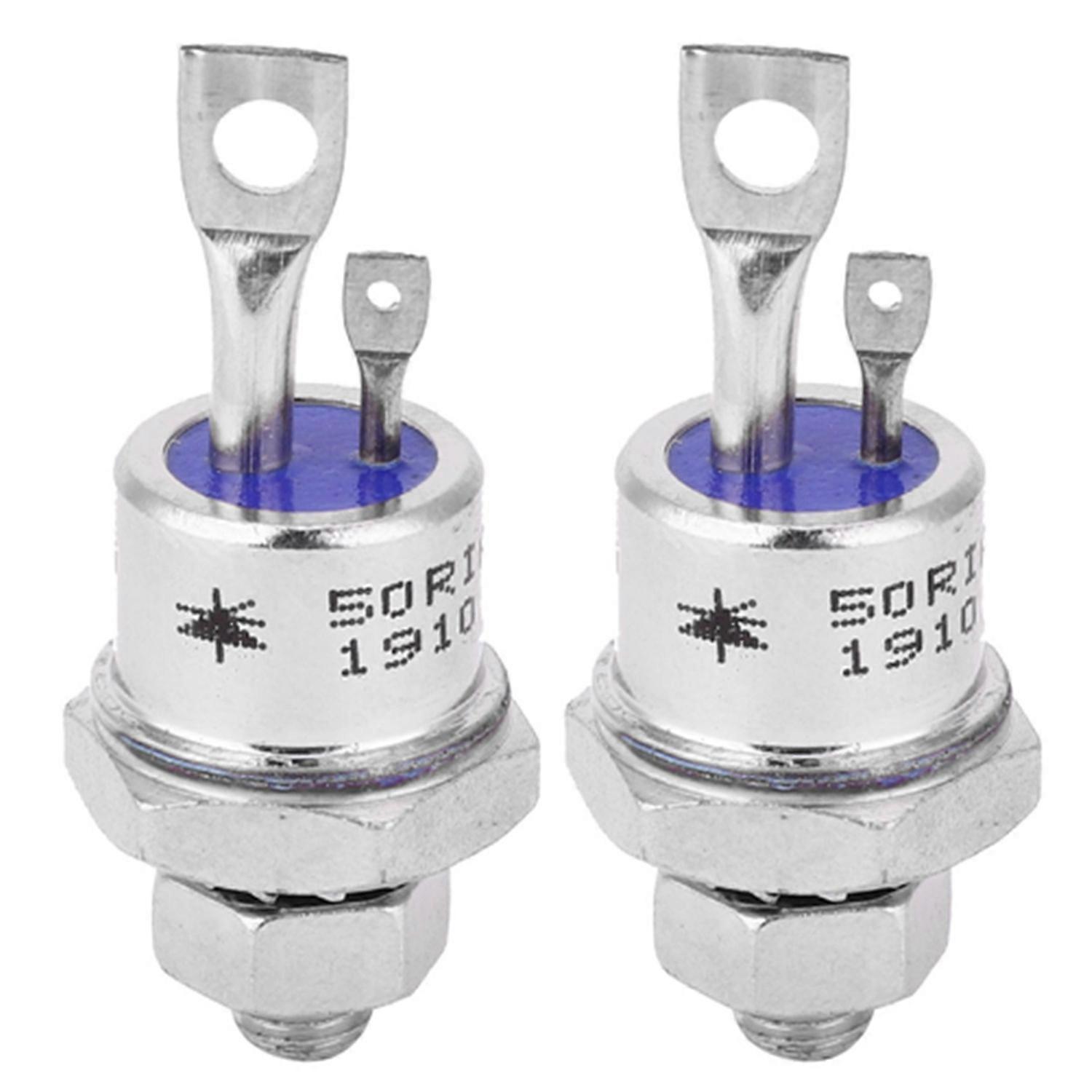 2Pcs Silicon Controlled Rectifier Screw Type Thyristor 50RIA120 SCR for Motor Control