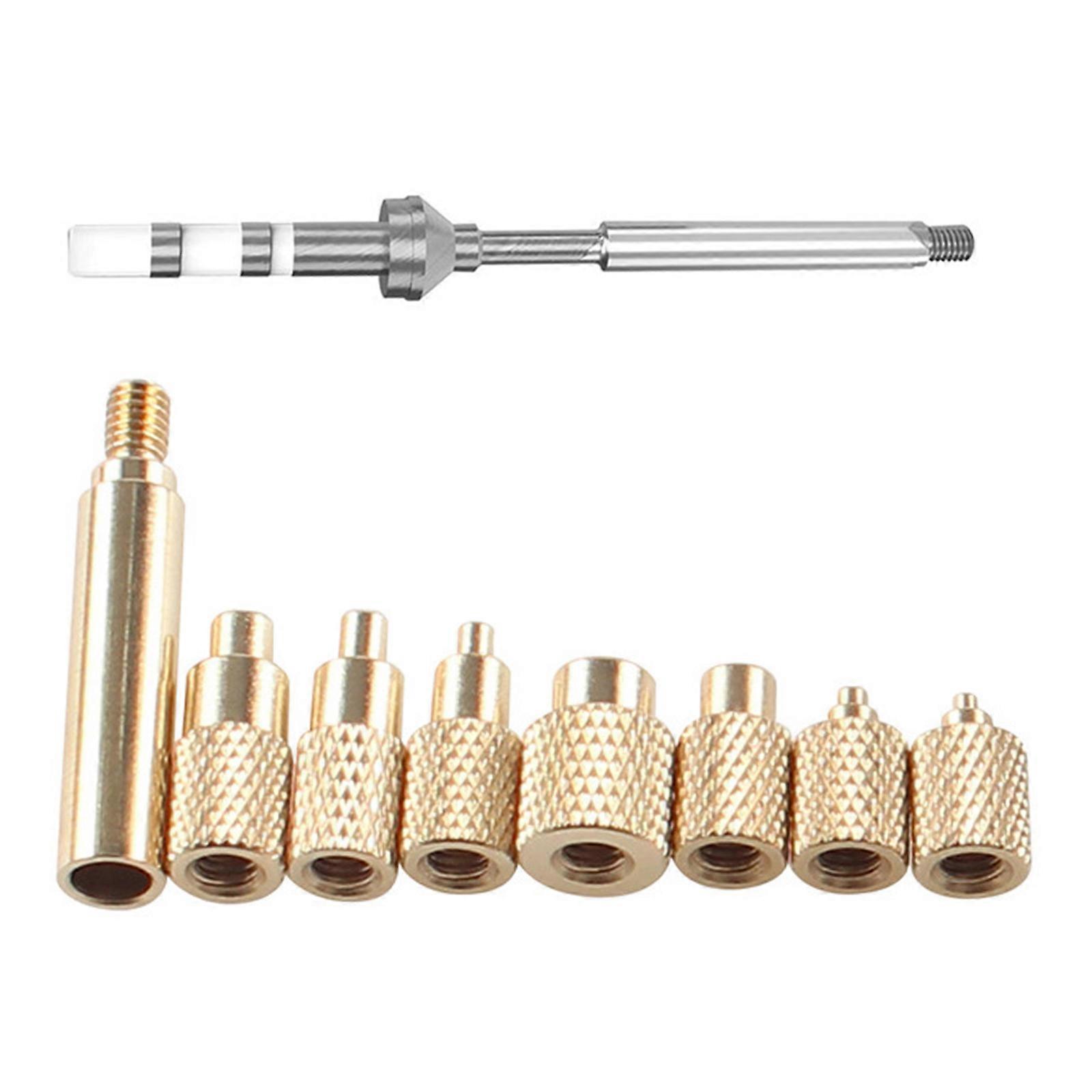 Brass Insert Nut Set M 2-M 8 Brass Hot Melt Insert Nut Suitable for Engineers, Technicians, and DIY Enthusiasts Multicolor