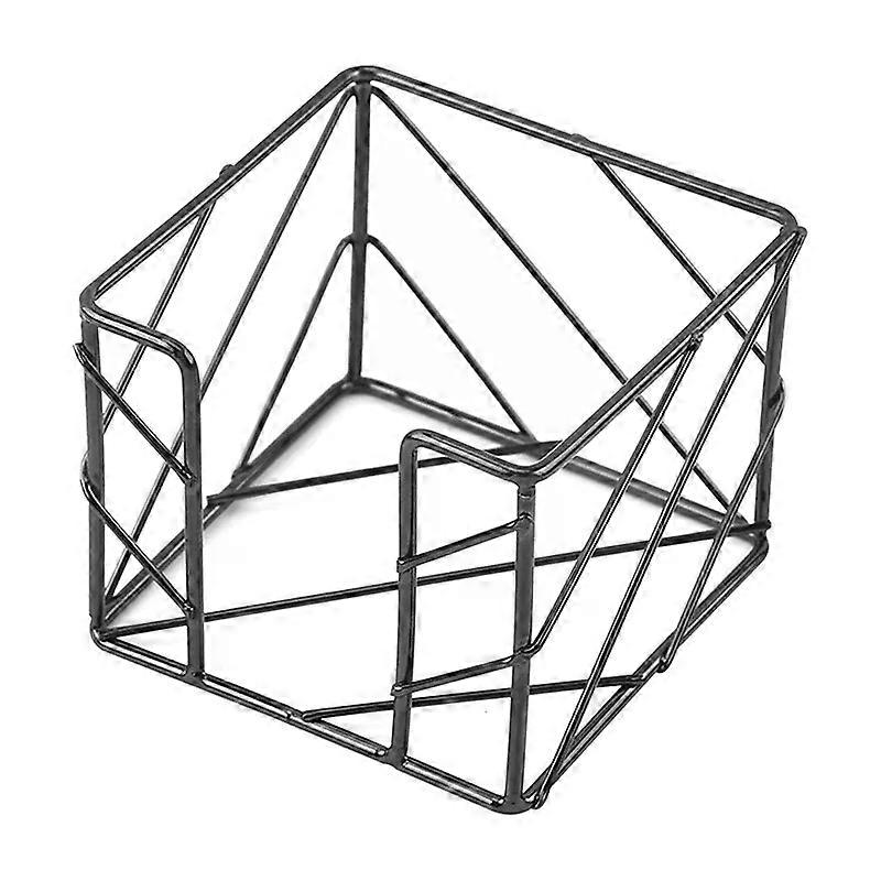 Creative Hollow Out Pattern Sticky Notes Box Sticky Note Holder Dispenser Notepad Holder Desk Storage Box Office Supplies