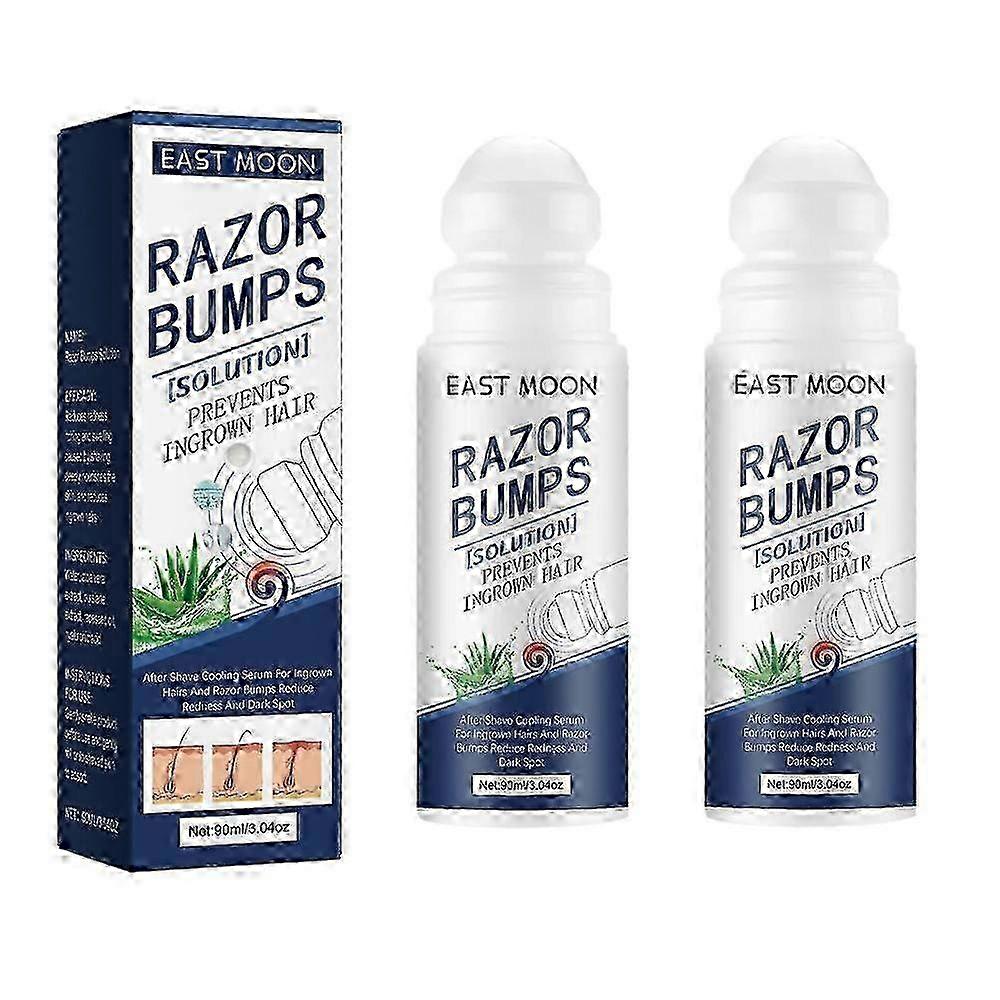 Behandling mot barberhøvel for menn, After Shave Solution Roll-on for inngrodde hår og barberhøvelskader, Razor Bumps Solution_li
