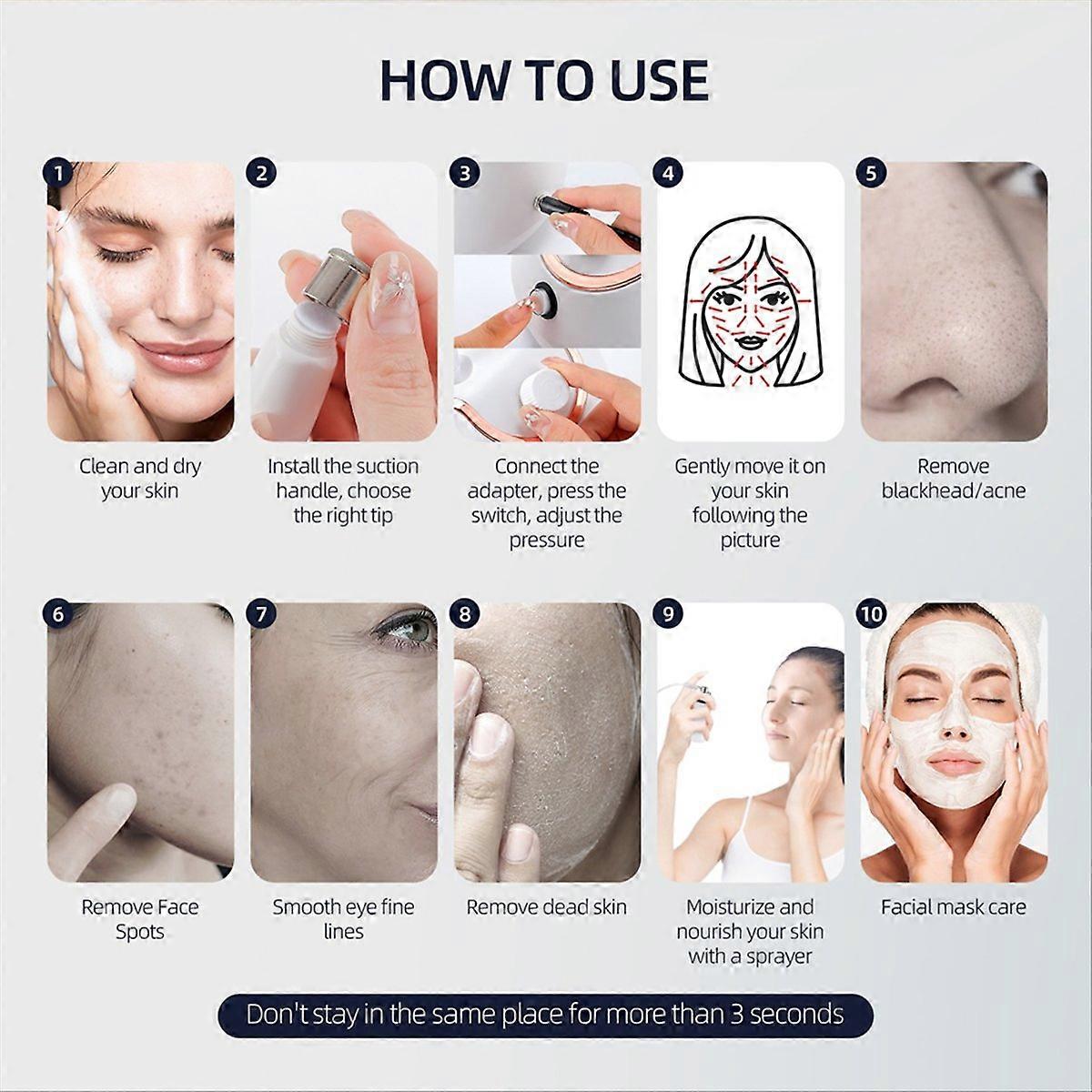 Microdermabrasion Machine Use Peeling Beauty Machine UK PLUG