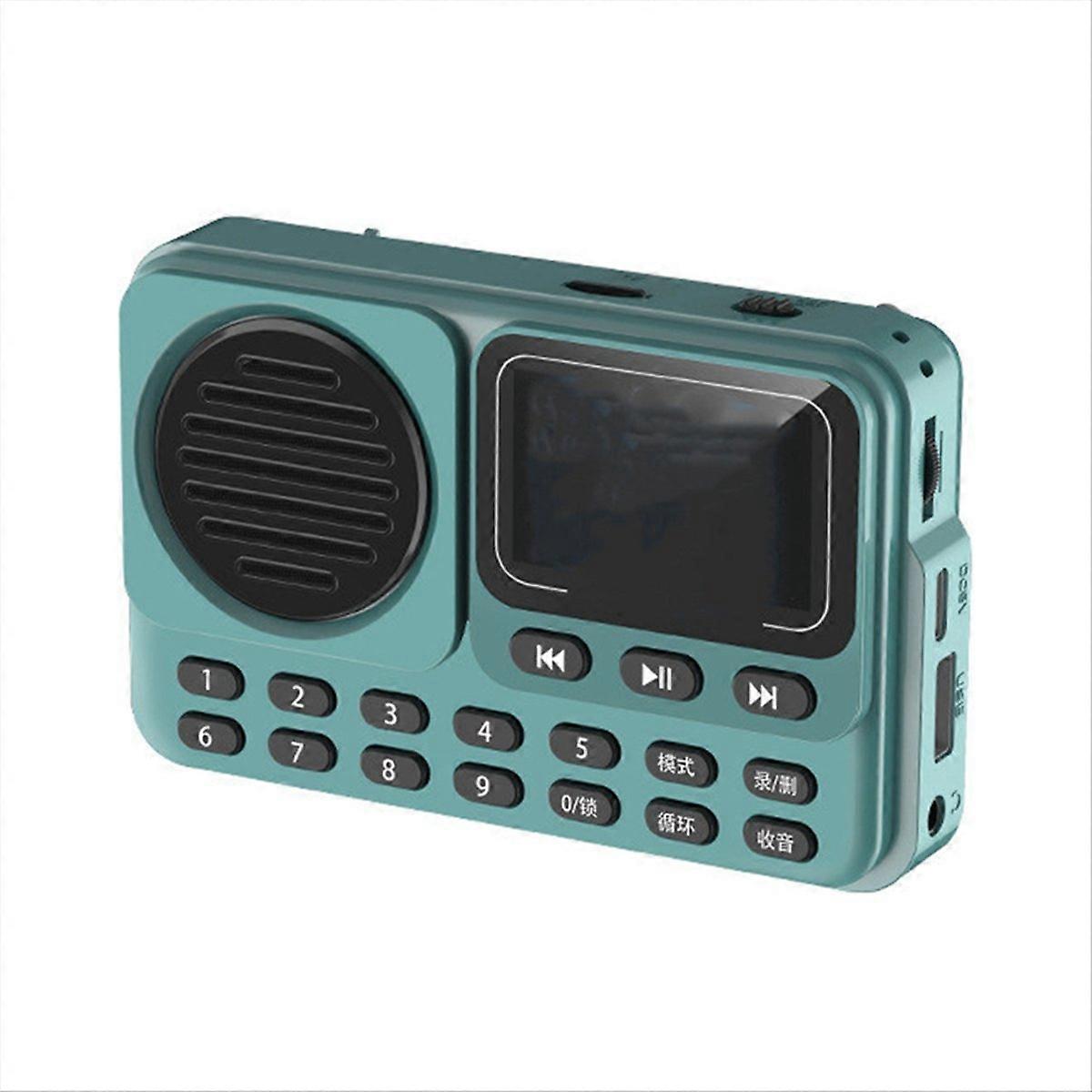 Mini Portable FM Radio LED Display Radios Receiver