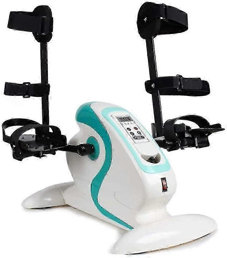 Pédalier électrique avec protection pour les jambes pour seniors, vélo de fitness portable pour les bras et les jambes, appareil de rééducation physique électronique - yezi_lhh
