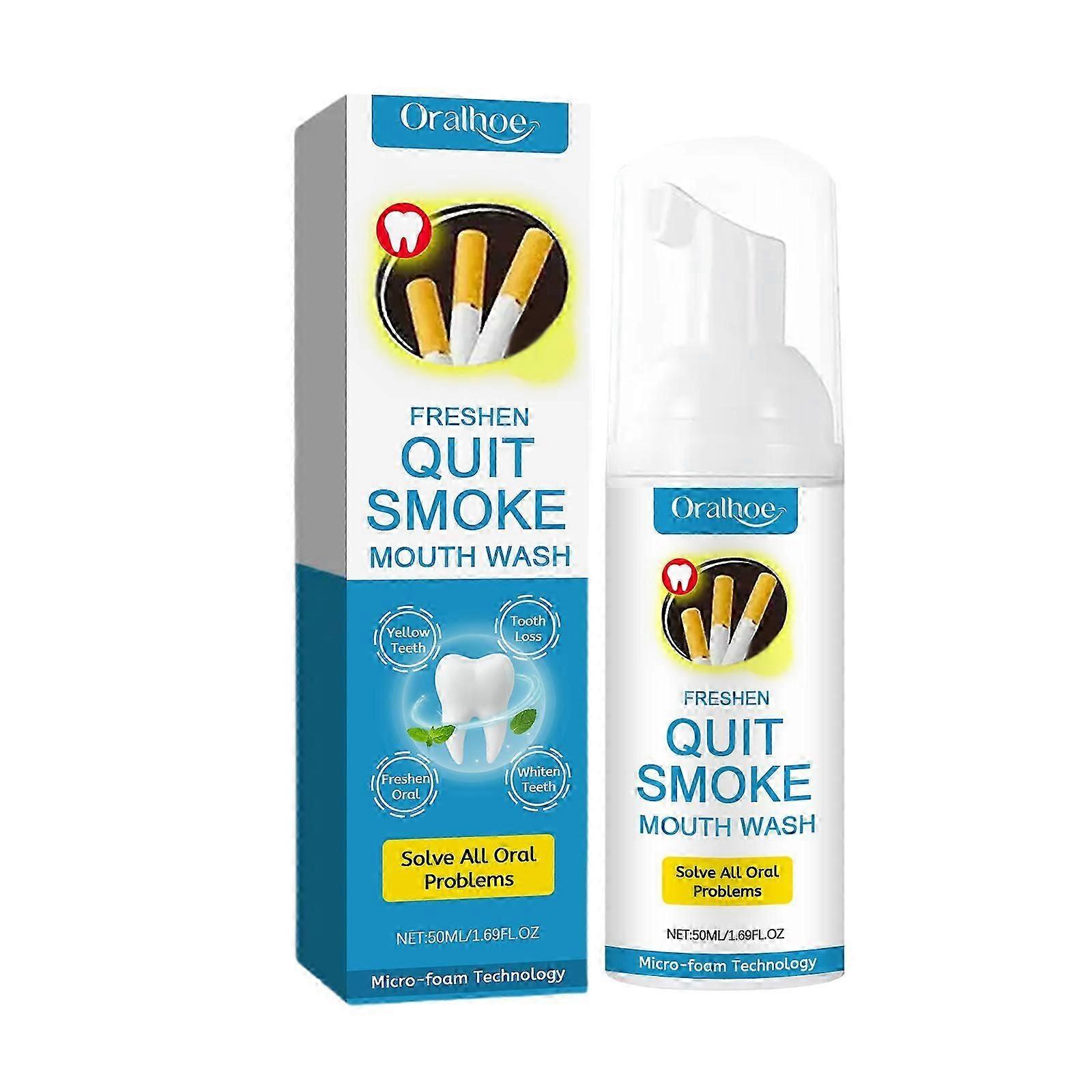 Dental Cleaning Mousse is infused with menthol